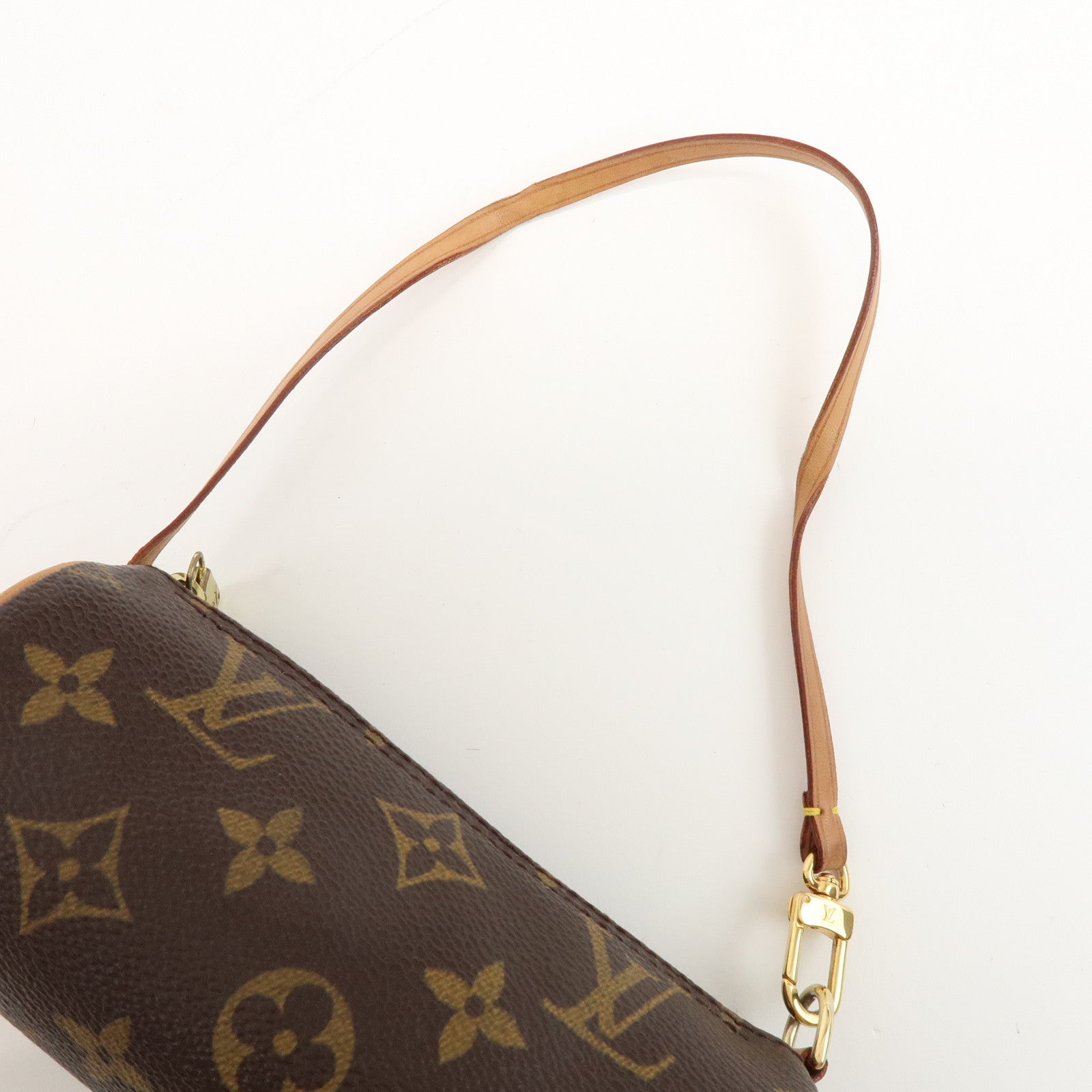 Louis Vuitton Monogram Mini Pouch for Papillon Bag Brown