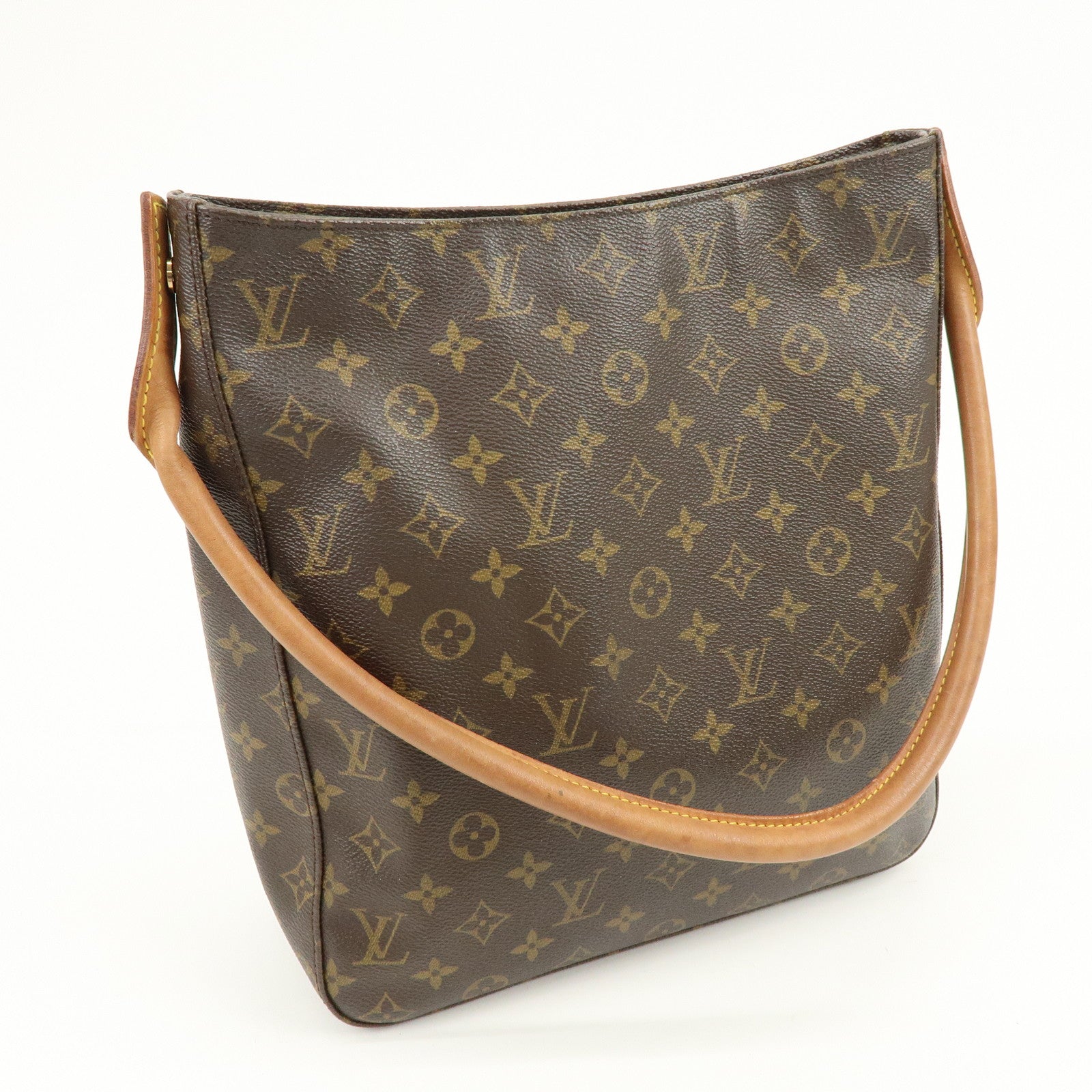 Louis Vuitton Monogram Looping GM Shoulder Bag Brown M51145