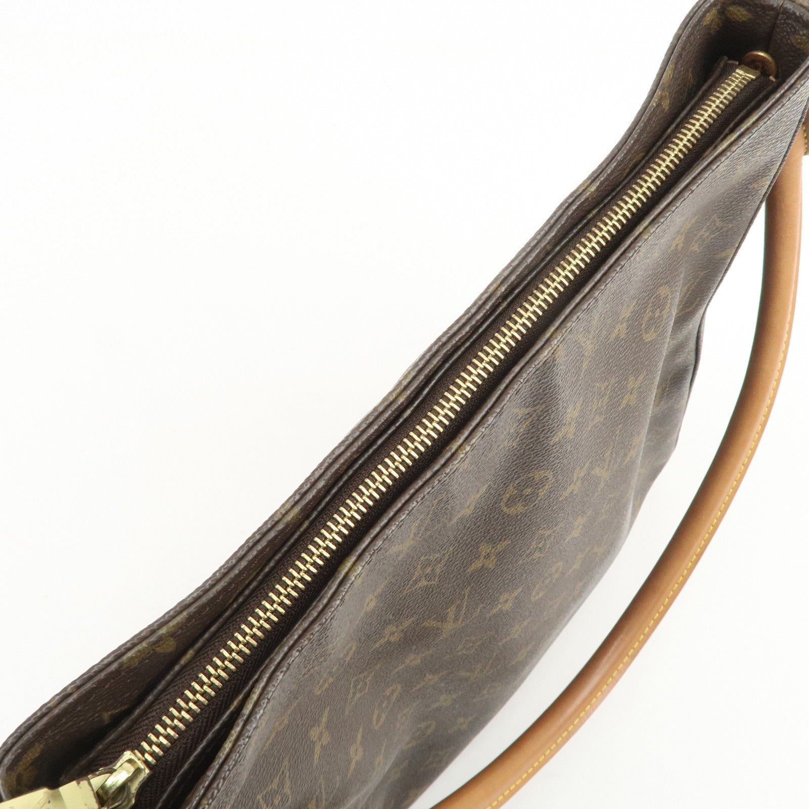 Louis Vuitton Monogram Looping GM Shoulder Bag Brown M51145