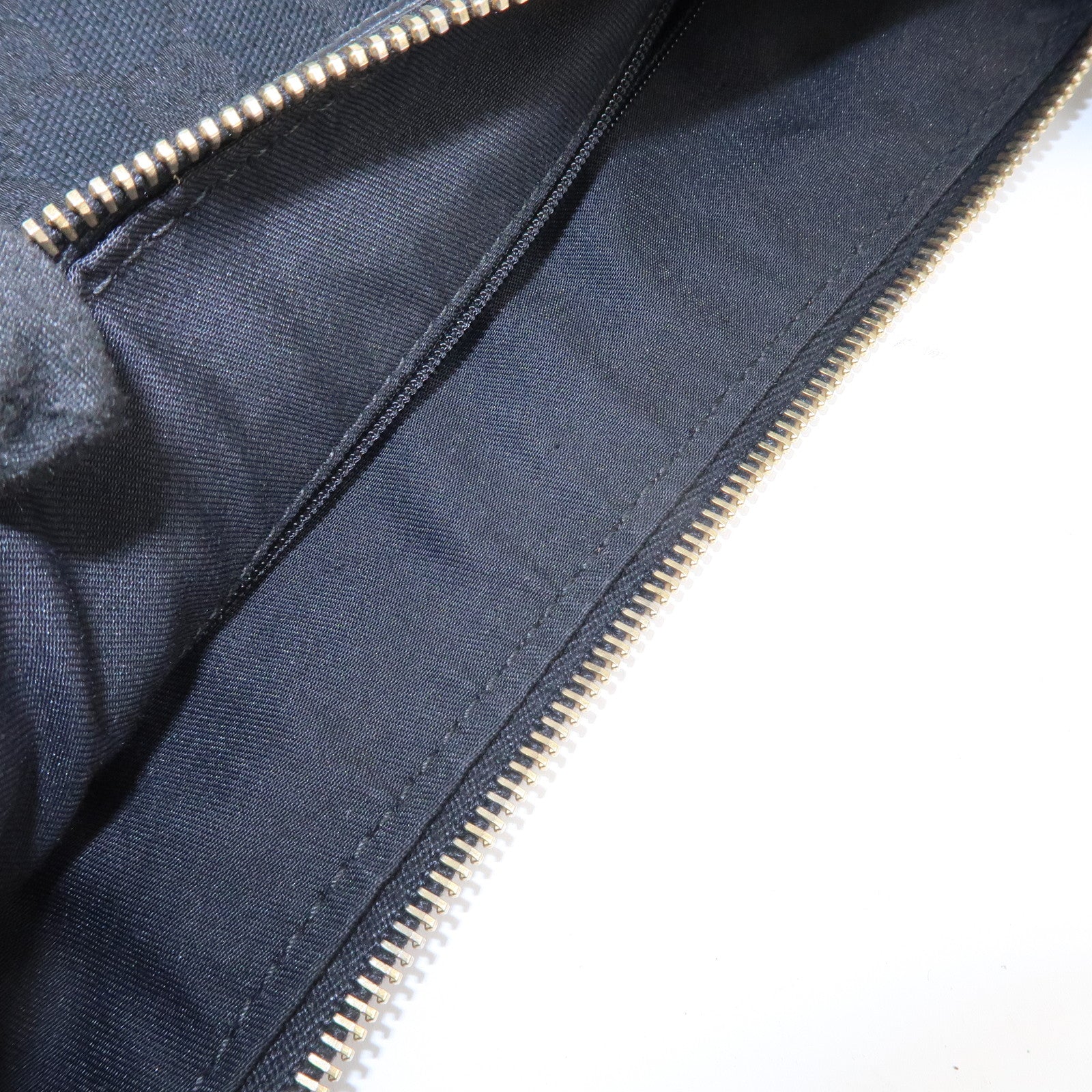GUCCI GG Monogram Canvas Shoulder Bag Hand Bag Black 146244