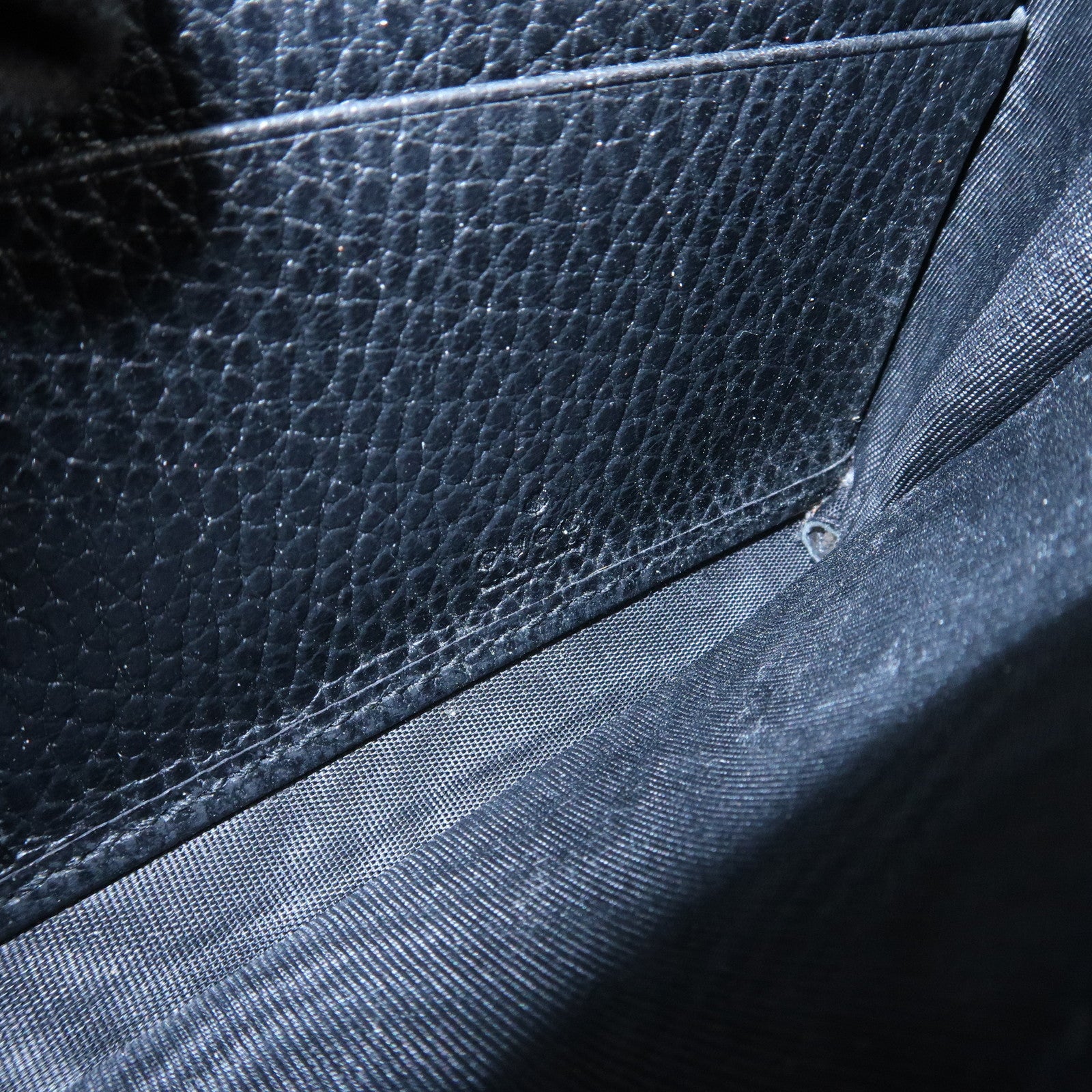 GUCCI Set Of 2 Suede Leather Bi-Fold Long Wallet 499359 153211