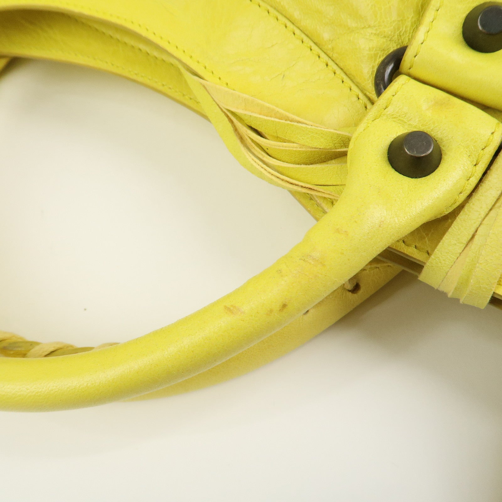 BALENCIAGA The City Leather 2Way Bag Hand Bag Shoulder Bag 115748