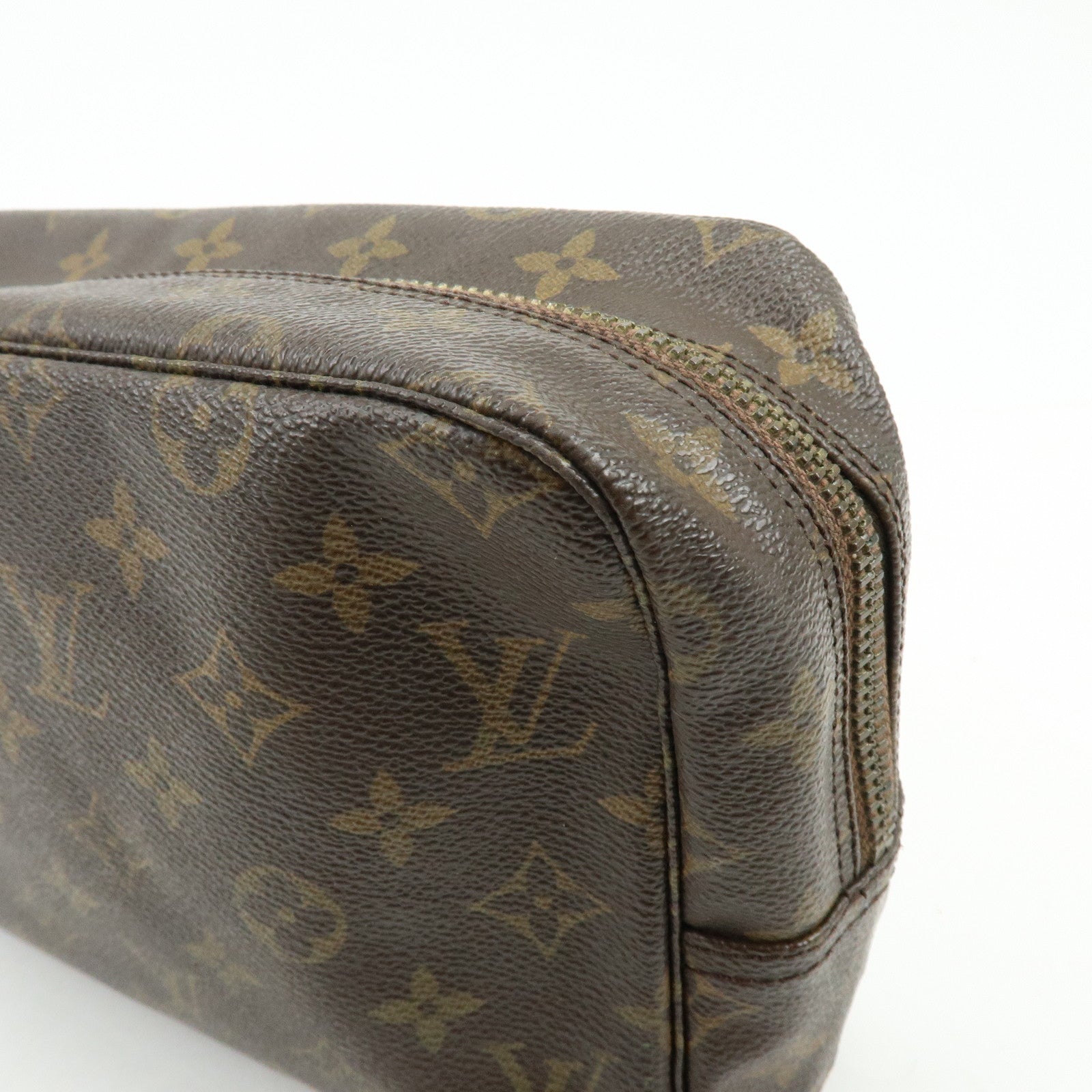 Louis Vuitton Monogram Trousse Toilette 27 Pouch Brown M47522