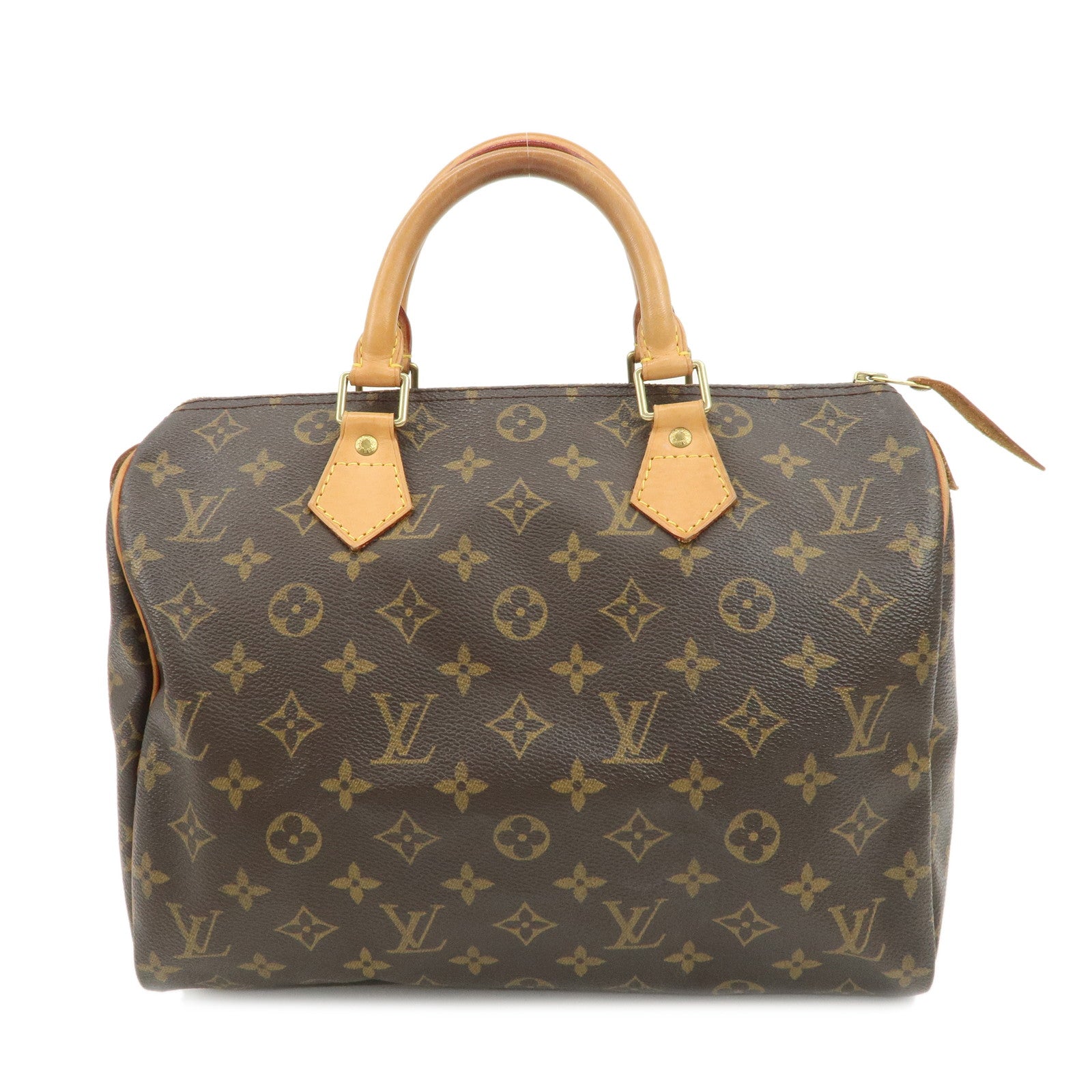 Louis Vuitton Monogram Speedy 30 Boston Bag Hand Bag Brown M41526
