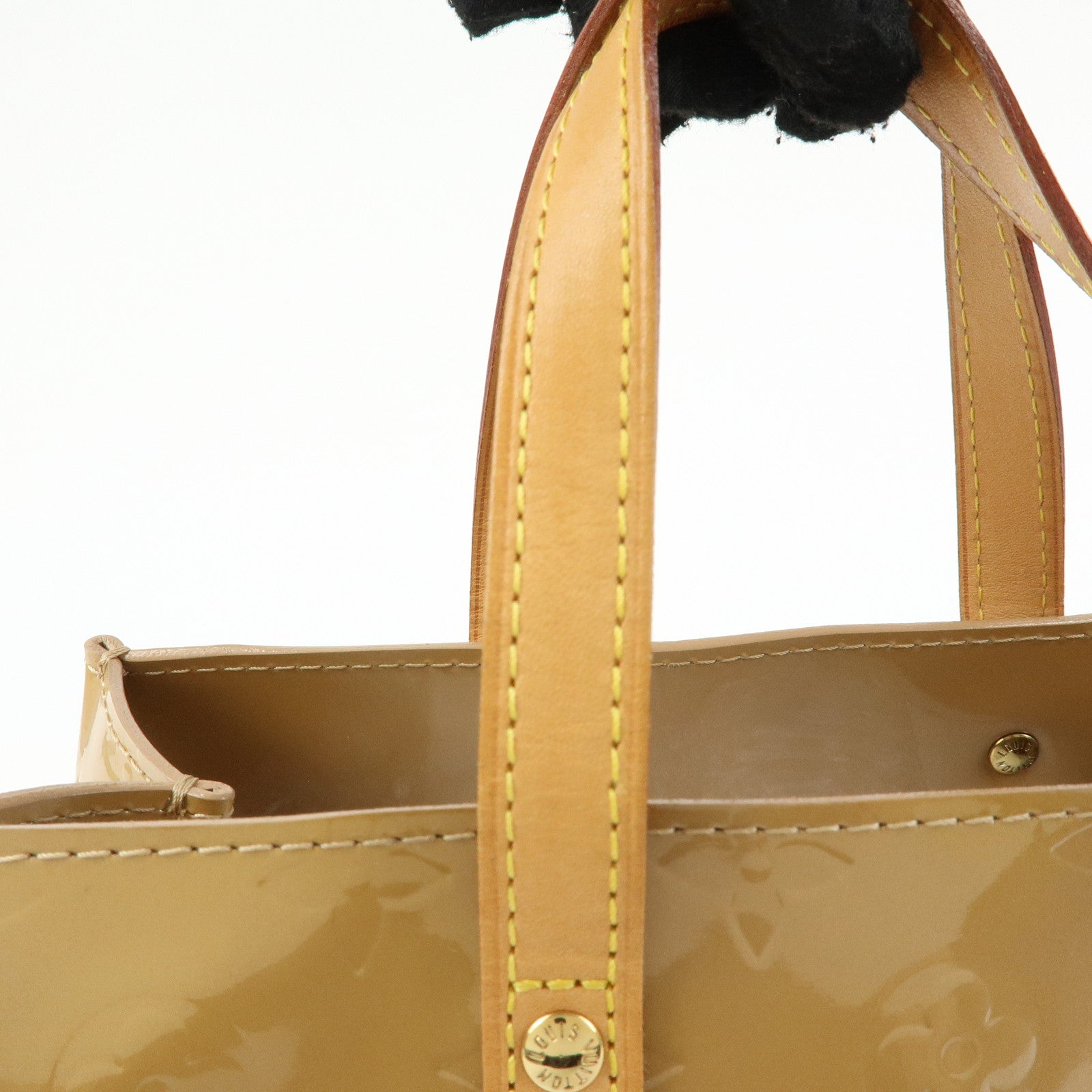 Louis Vuitton Monogram Vernis Reade PM Hand Bag Noisette M91334