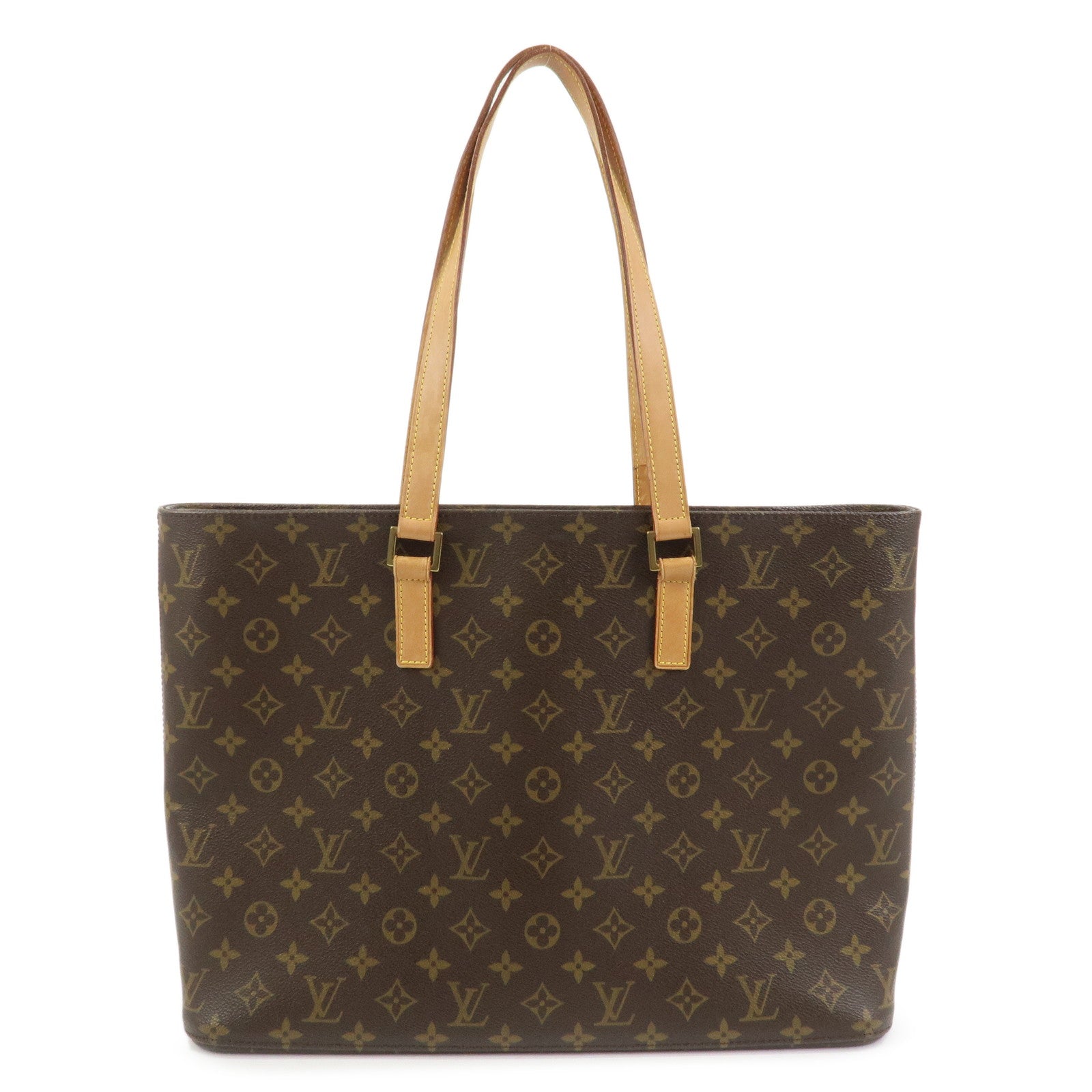 Louis Vuitton Monogram Luco Tote Bag Shoulder Bag Brown M51155