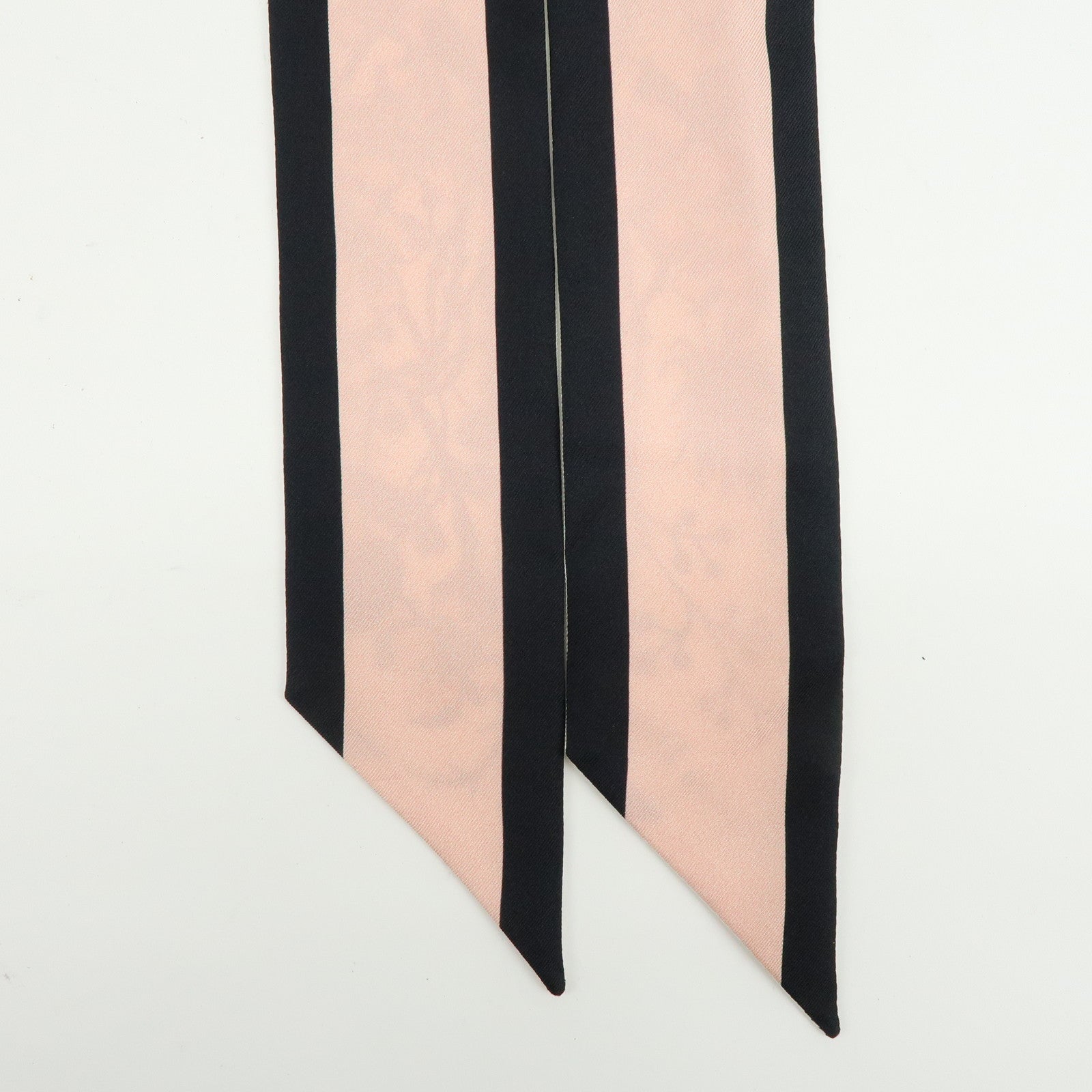 Christian Dior Mitzah Flower Motif Silk 100% Scarf Ivory Pink Black