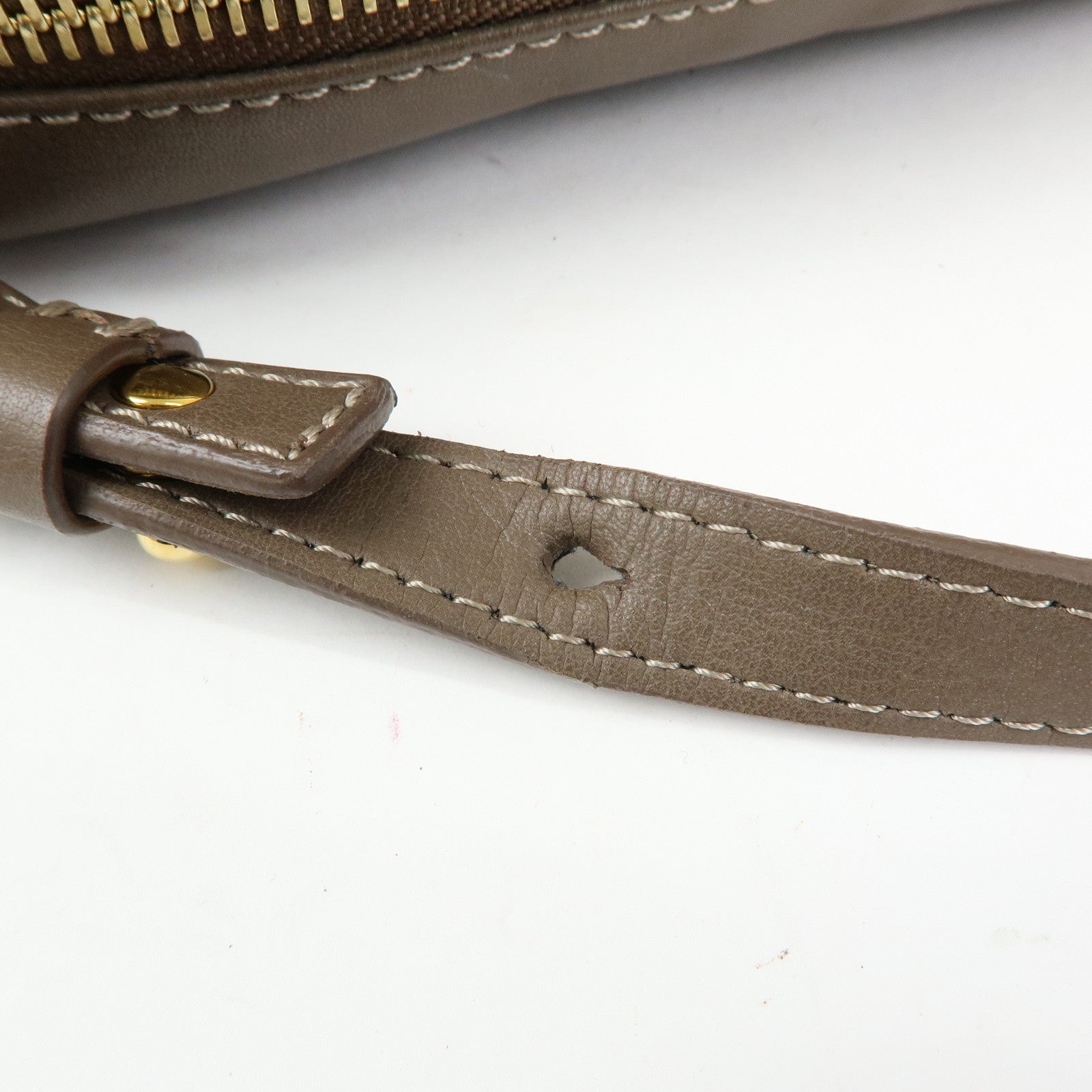 Chloe Eden Leather Tassel Shoulder Bag Crossbody Bag Brown