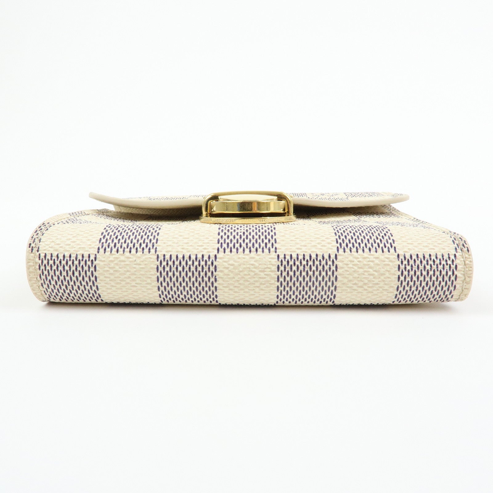 Louis Vuitton Damier Azur Compact Wallet Portefeuille Koala N60013