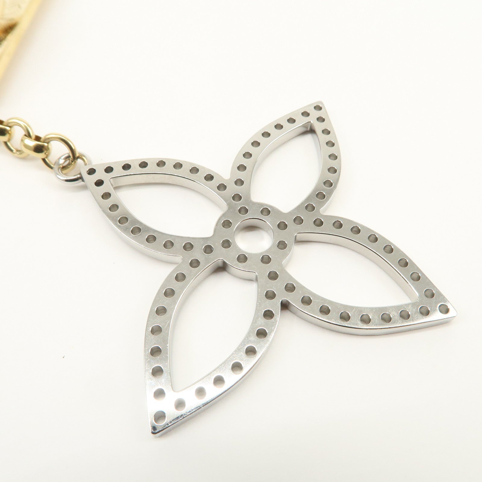 Louis Vuitton Monogram Bijoux Sac Tapage Bag Charm Gold M66350