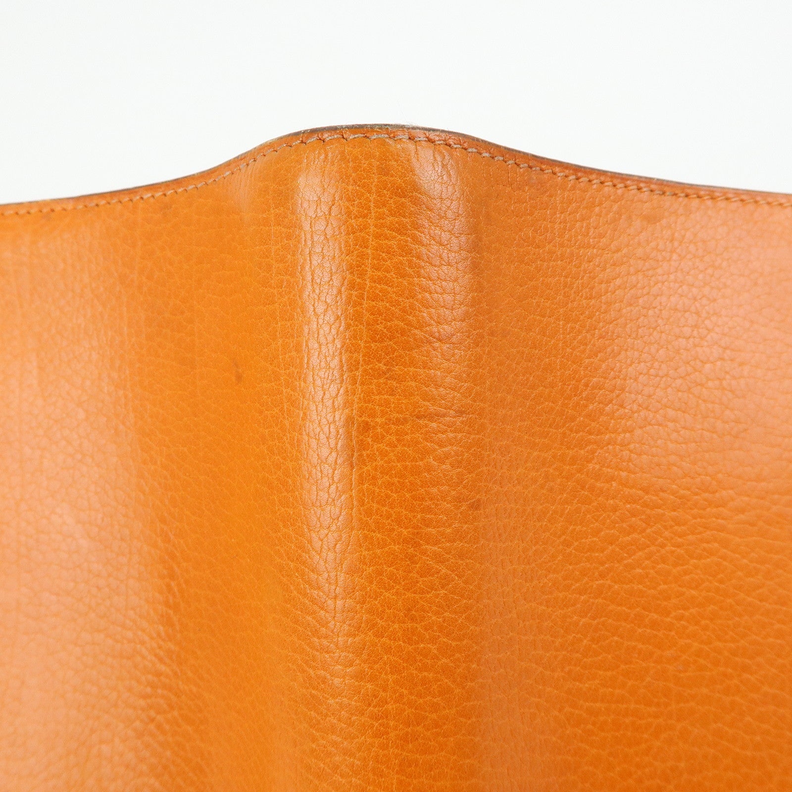 HERMES Togo Leather Agenda Cover Planner Cover □I Stamped Orange