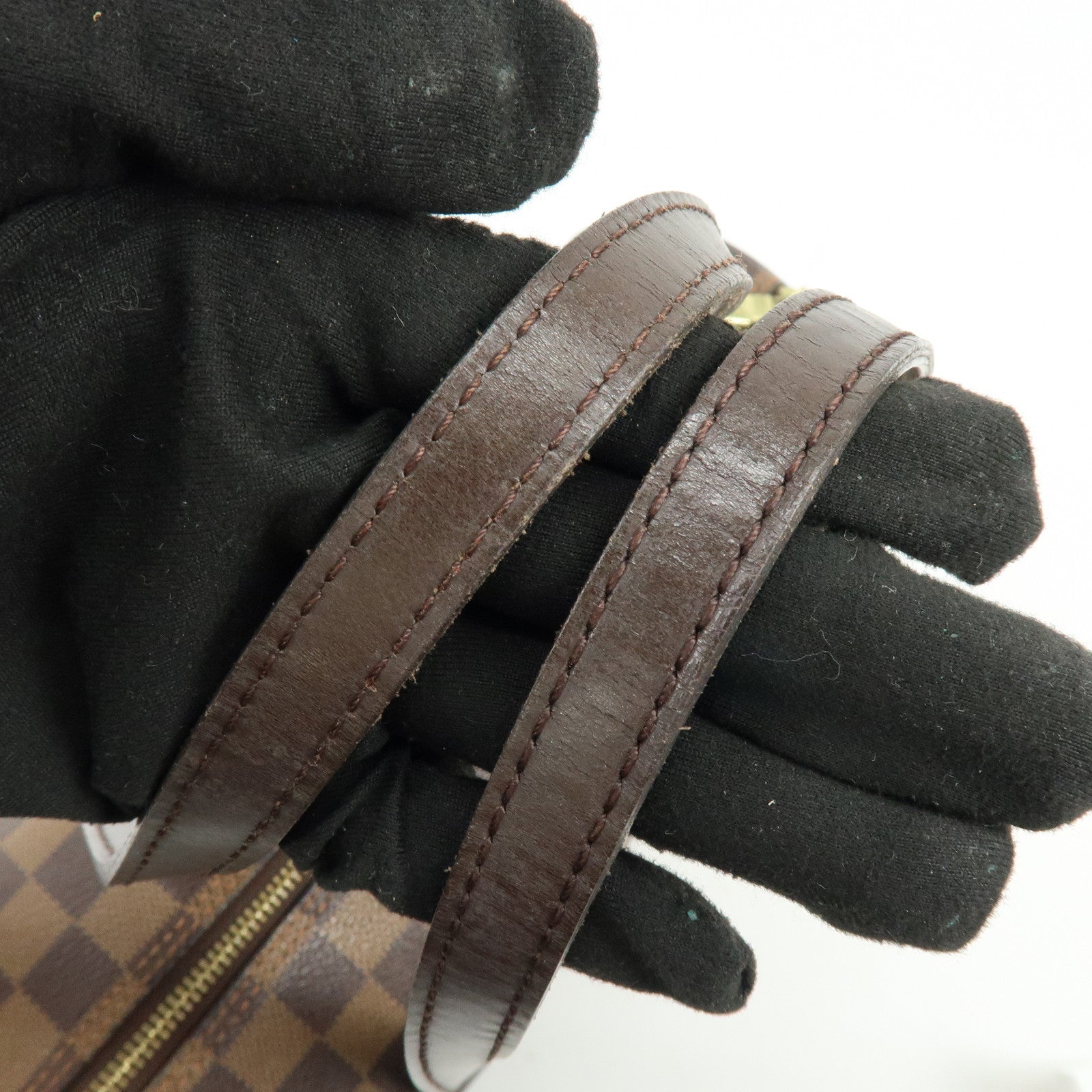 Louis Vuitton Damier Ebene Papillon 30 Hand Bag Brown N51303