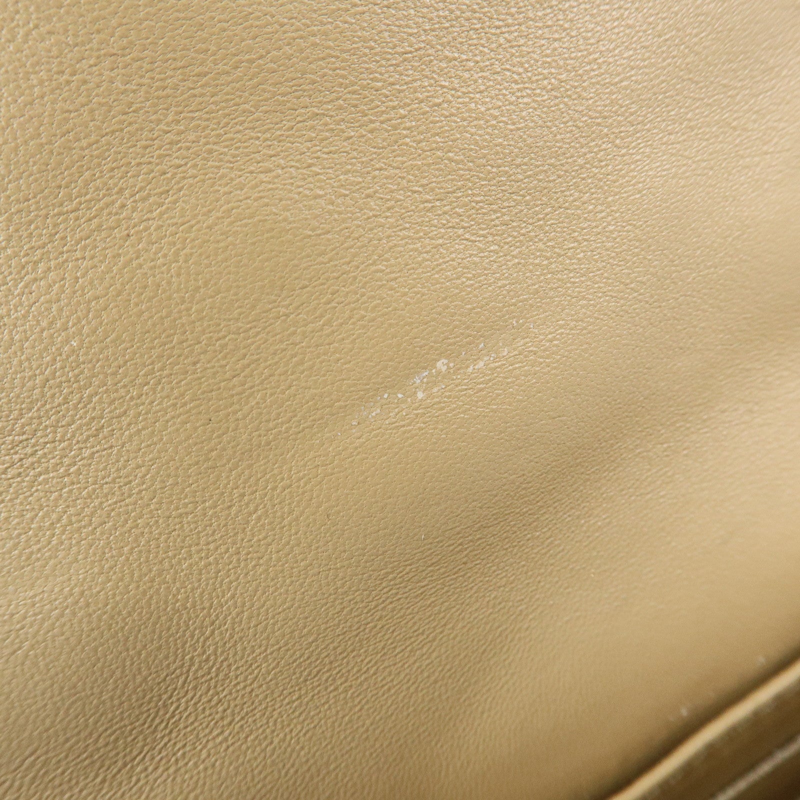 Christian Dior Canage New Lock Lamb Skin Chain Shoulder Bag Beige