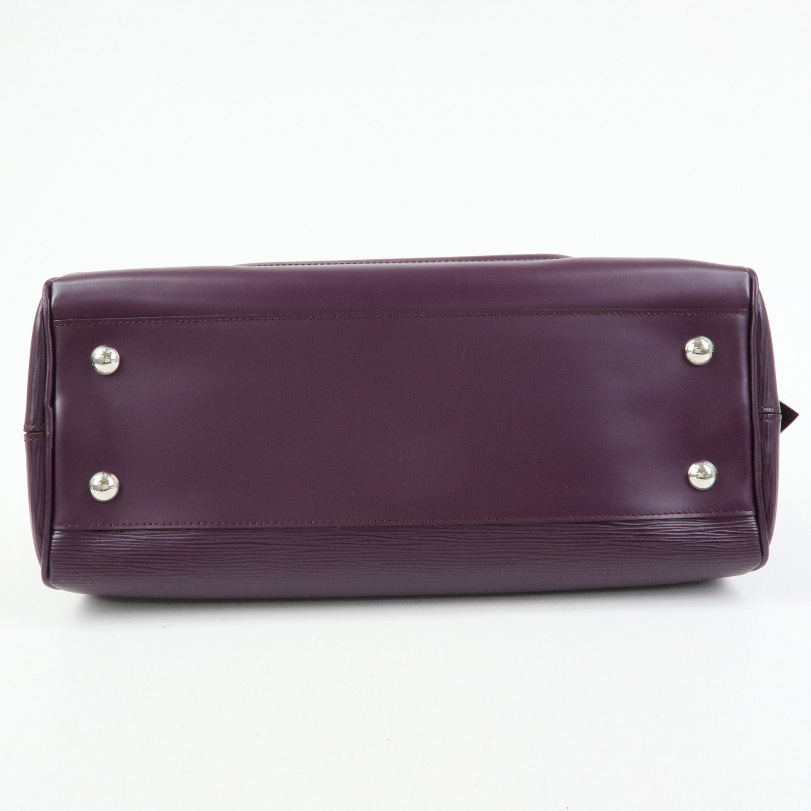 Louis Vuitton Epi Bowling Montaigne GM Hand Bag Cassis M5931K