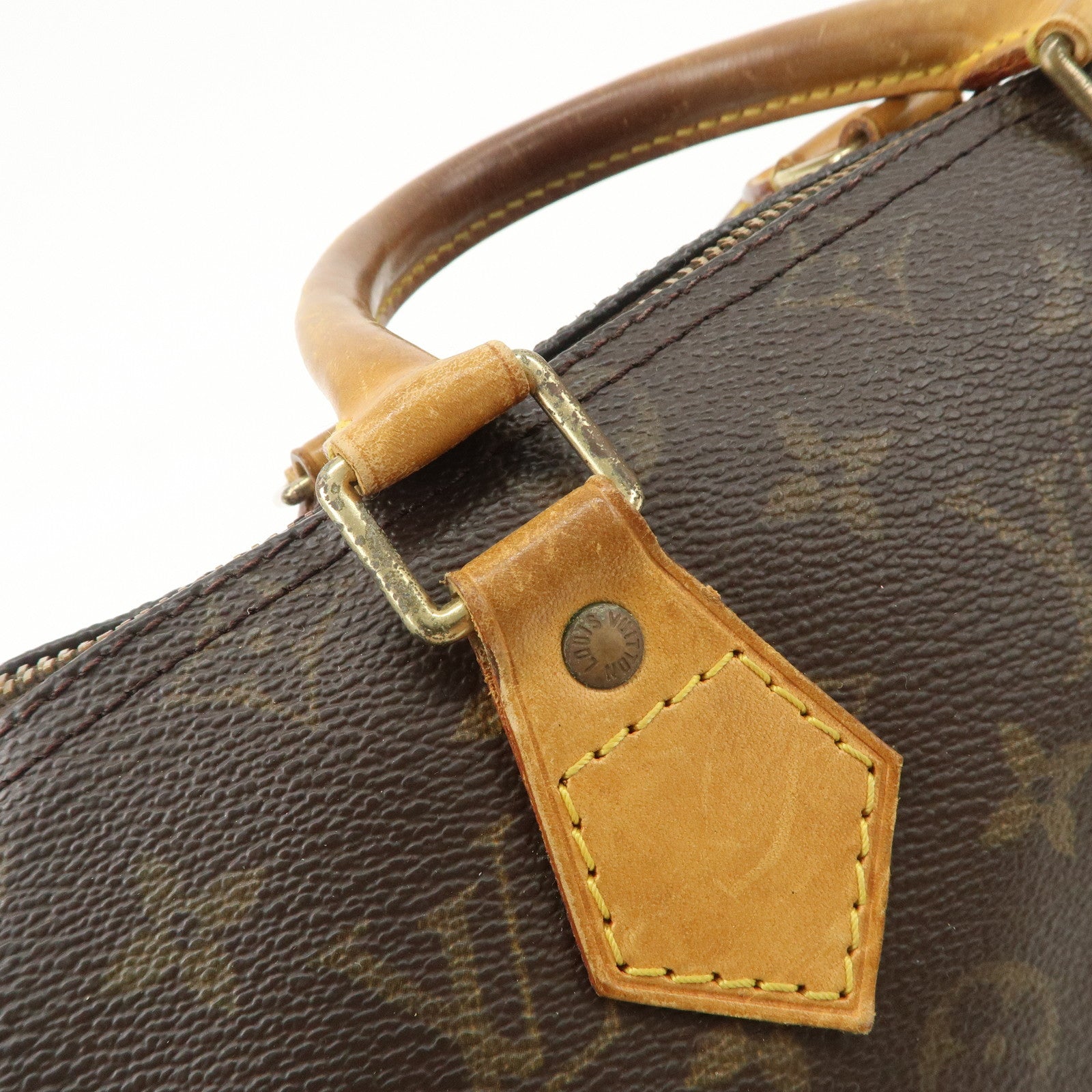 Louis Vuitton Monogram Speedy 25 Hand Bag Boston Bag M41528 Used