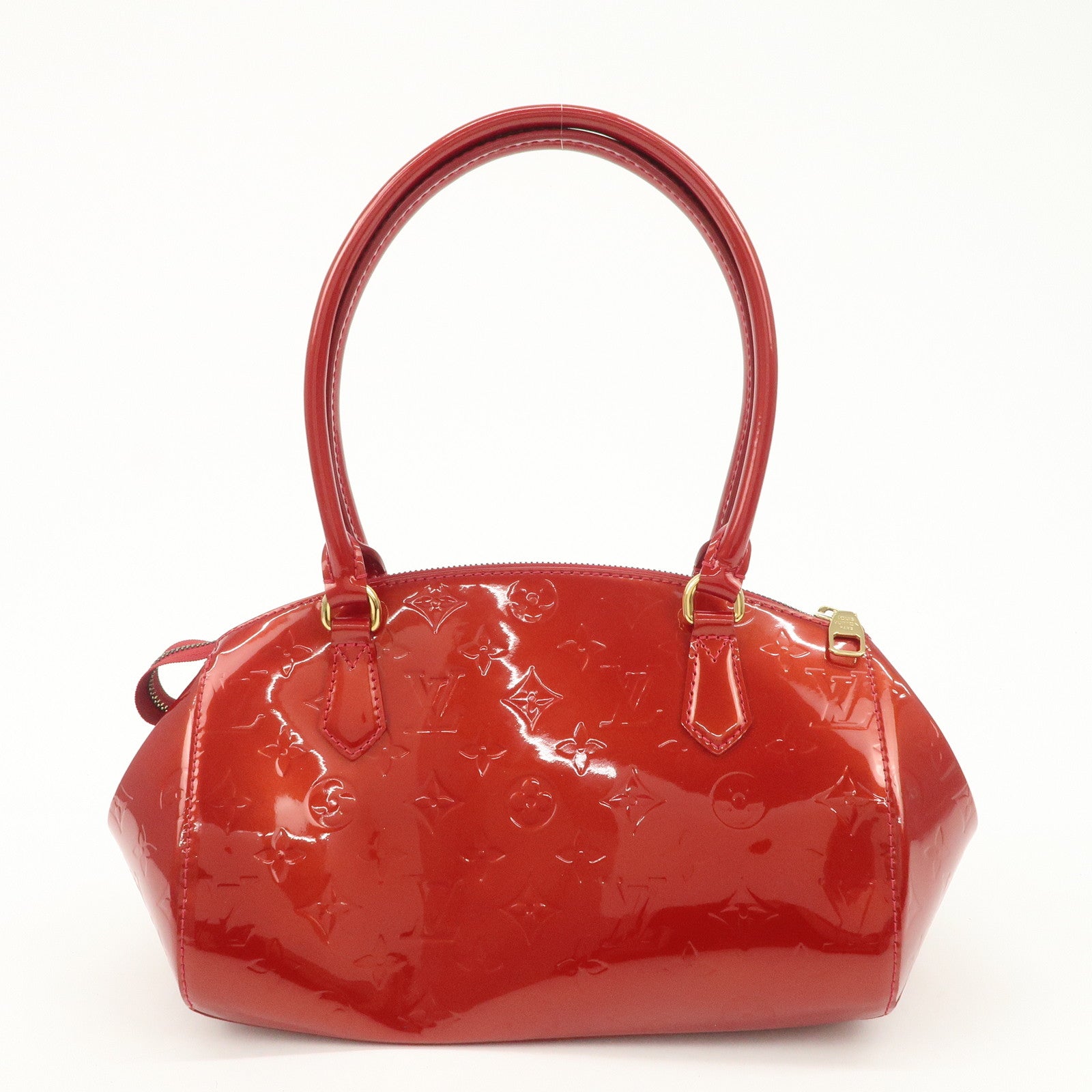 Louis Vuitton Monogram Vernis Sherwood PM Shoulder Bag Red M91494