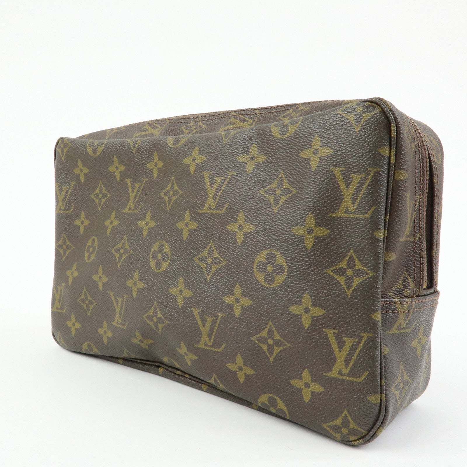 Louis Vuitton Monogram Trousse Toilette 27 Pouch Brown M47522