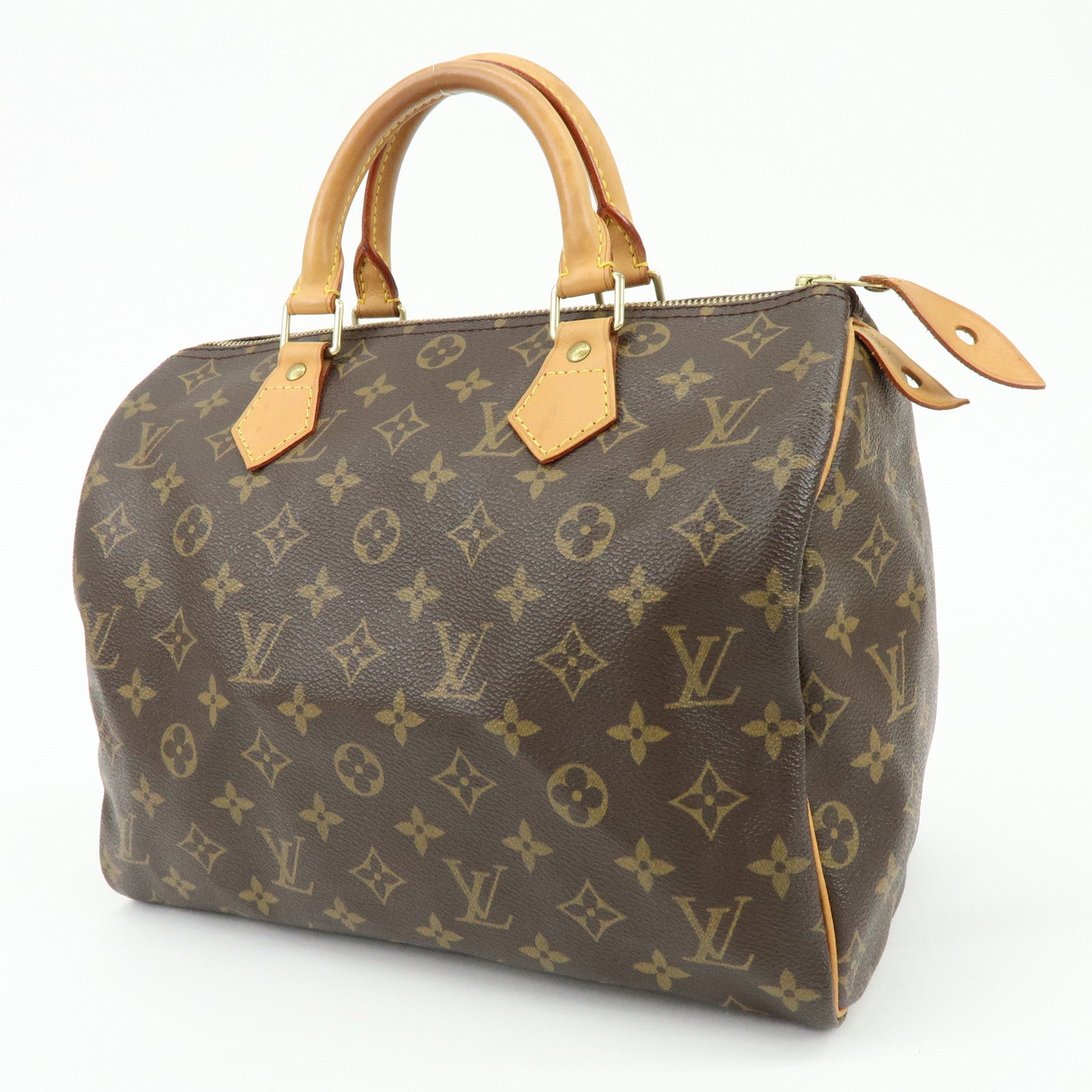 Louis Vuitton Monogram Speedy 30 Boston Bag Hand Bag Brown M41526