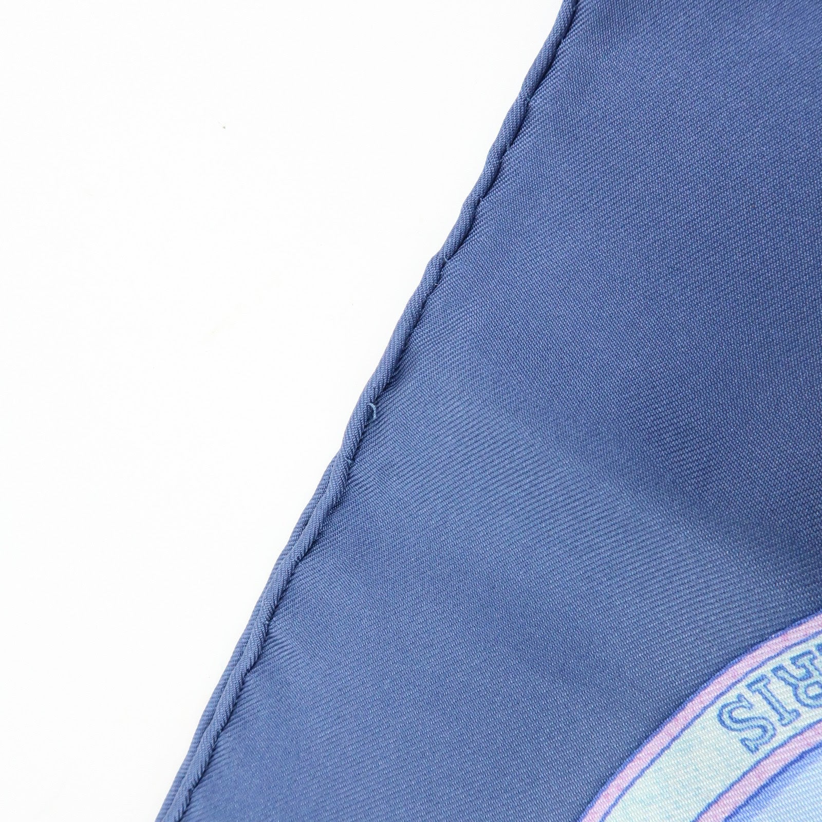 Hermes Carre 90 Silk 100% Scarf Pourvu qu'on ait l'ivresse Navy