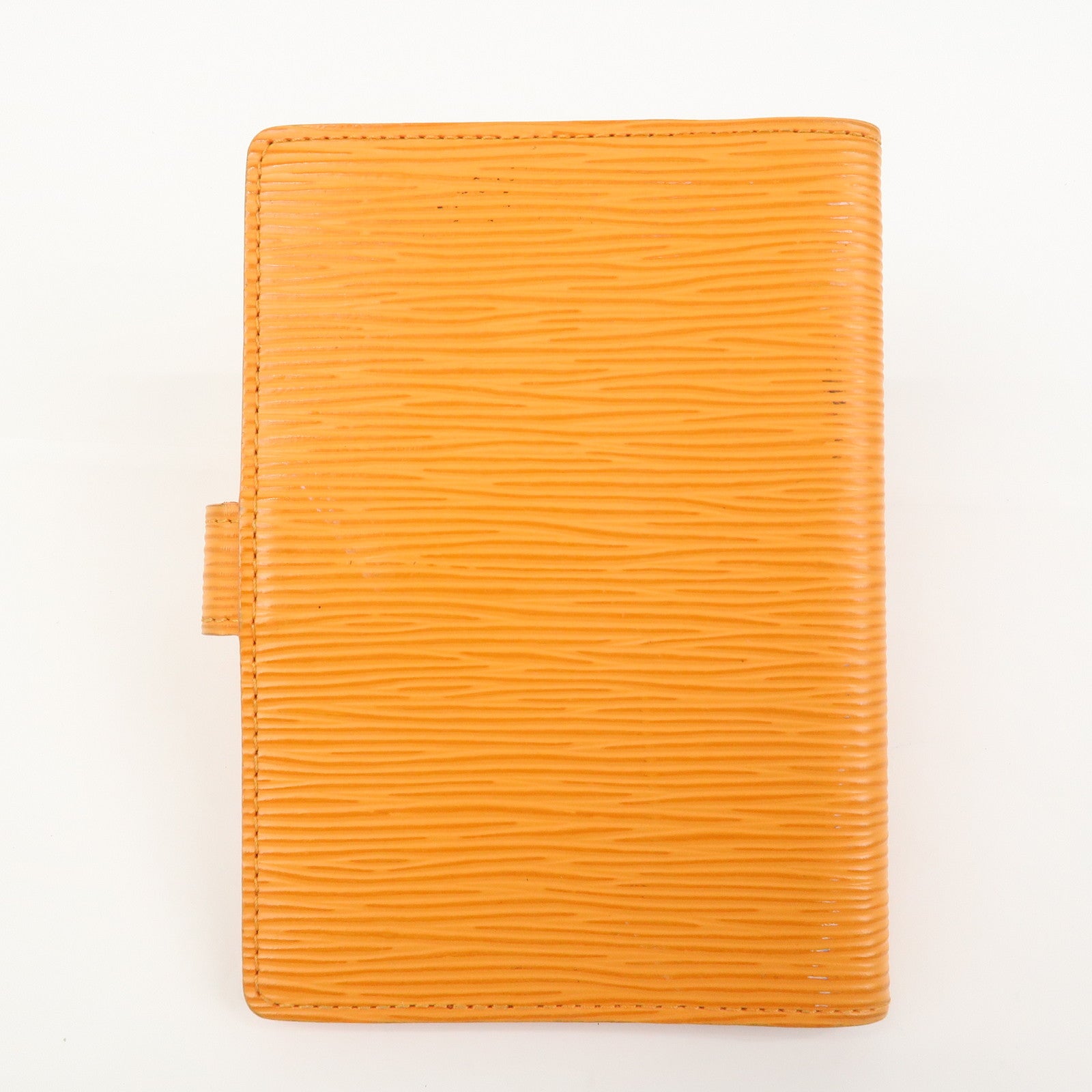 Louis Vuitton Epi Leather Agenda PM Planner Cover Mandarin R2005H