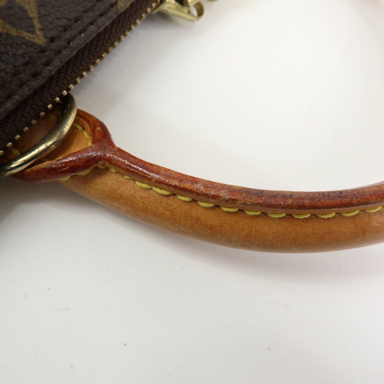 Louis Vuitton Monogram Alma Hand Bag Brown M51130