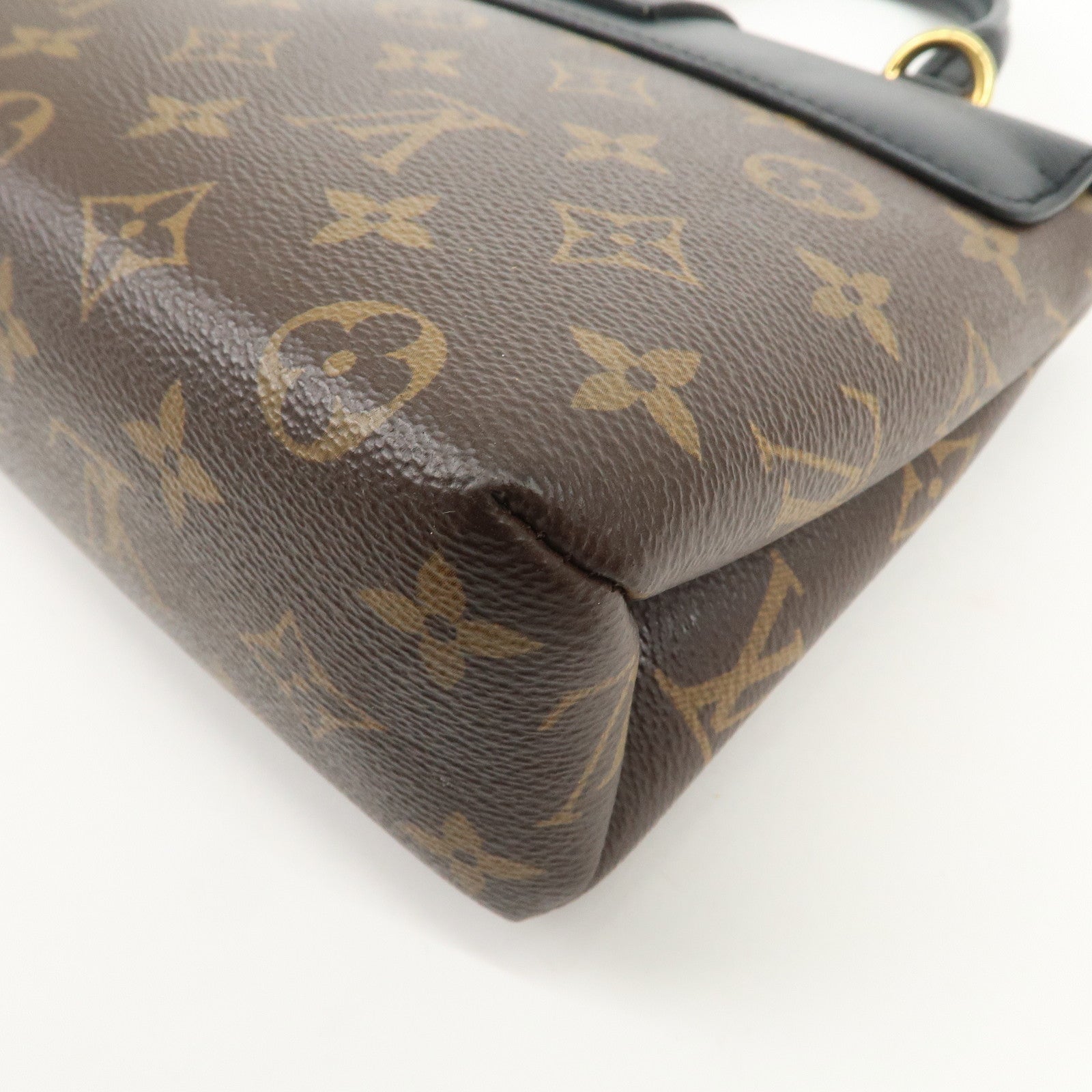 Louis Vuitton Monogram Locky BB 2Way Shoulder Bag Brown Noir M44141