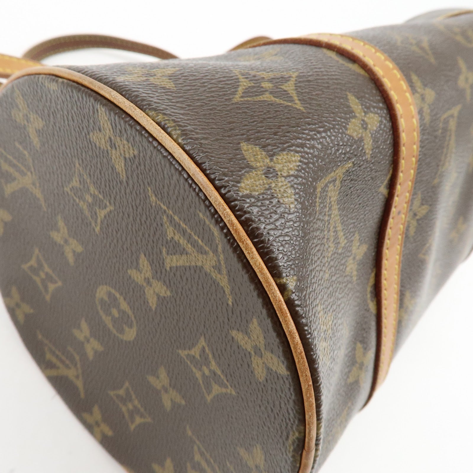 Louis Vuitton Monogram Papillon 30 Hand Bag Brown M51385