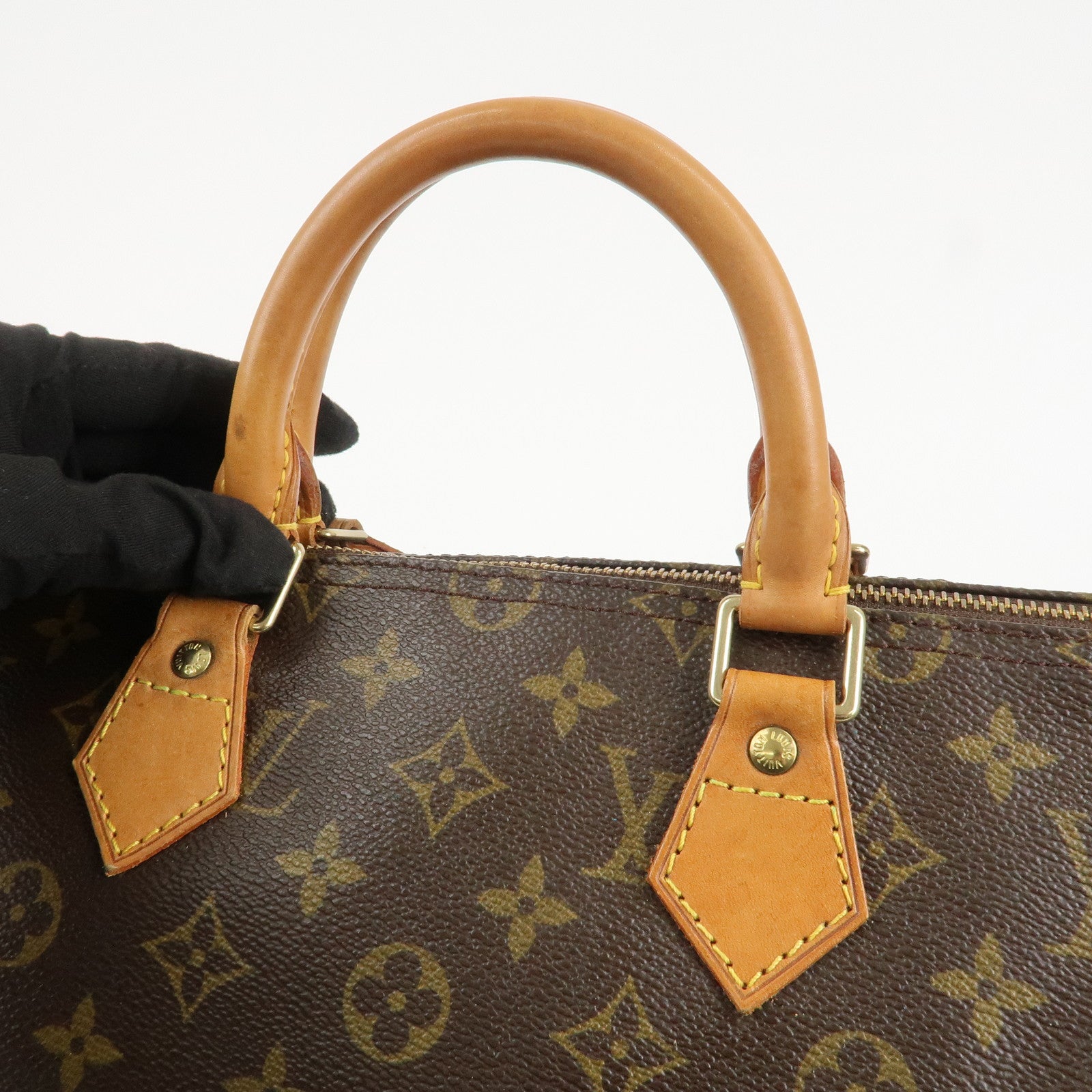 Louis Vuitton Monogram Speedy 35 Hand Bag Boston Bag M41524 Used