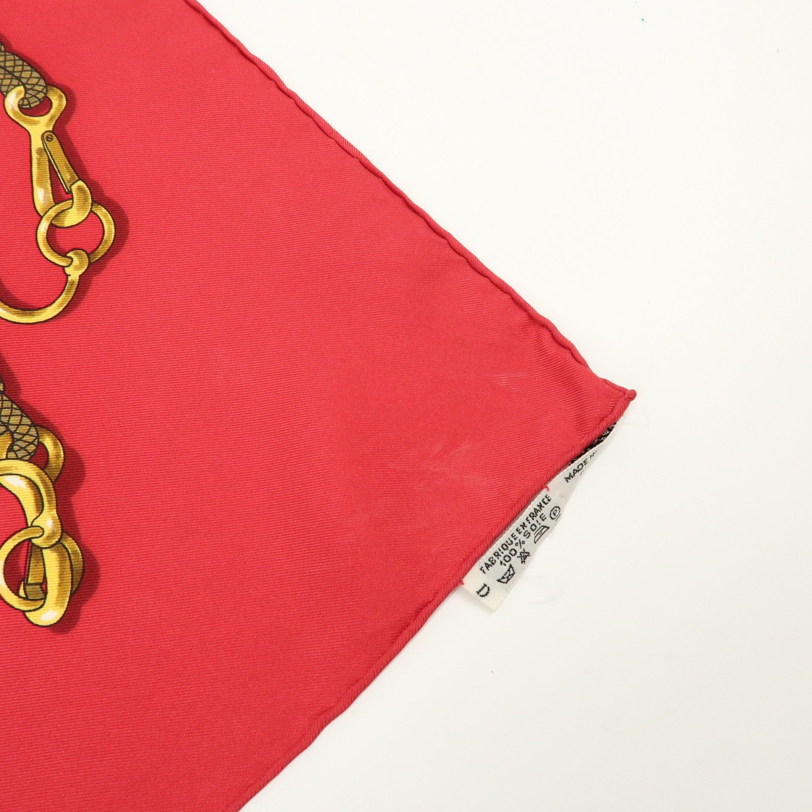 HERMES Carre 90 Silk 100% Scarf Festival Red Pink Blue