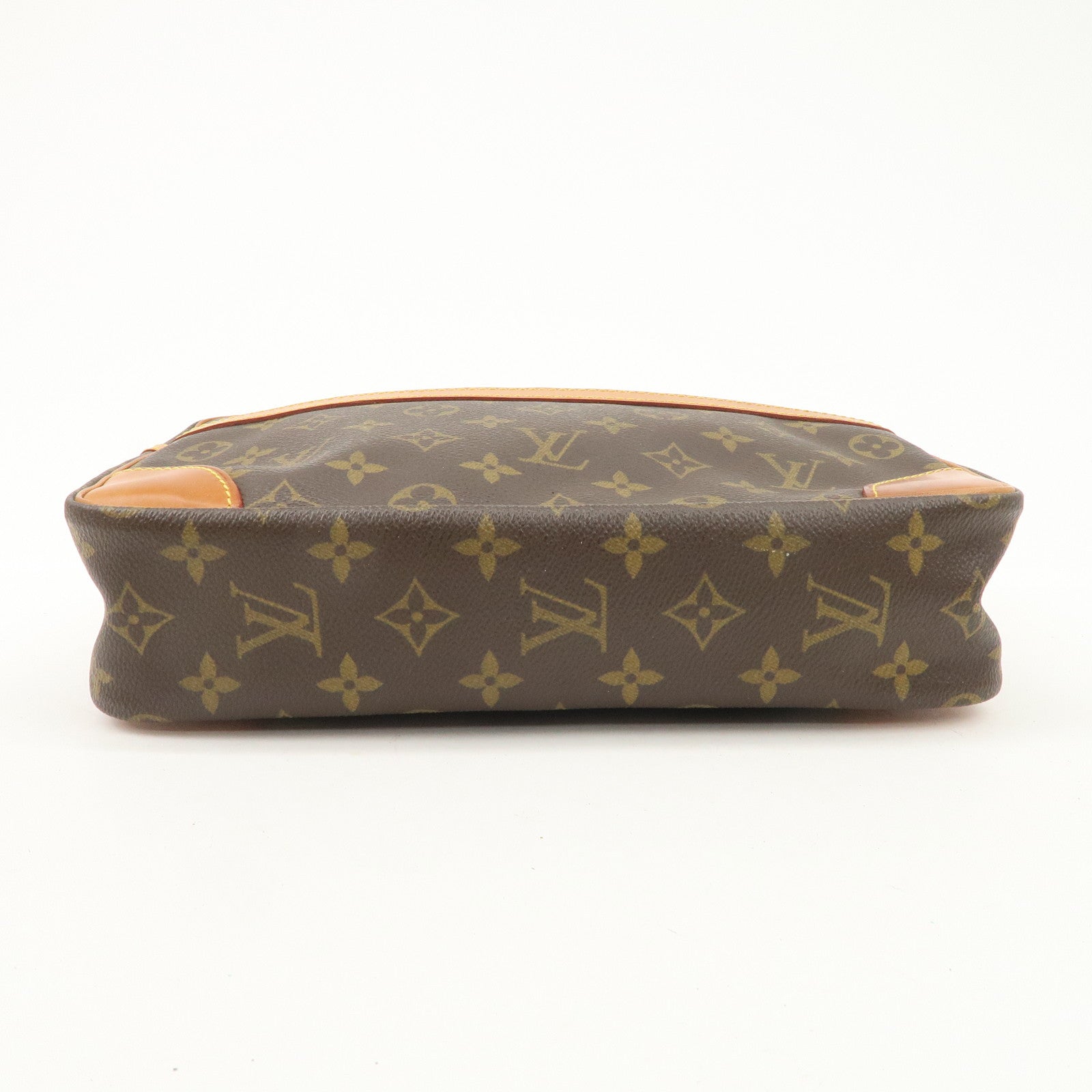 Louis Vuitton Monogram Compiegne 28 Pouch Clutch Bag Brown M51845 Used