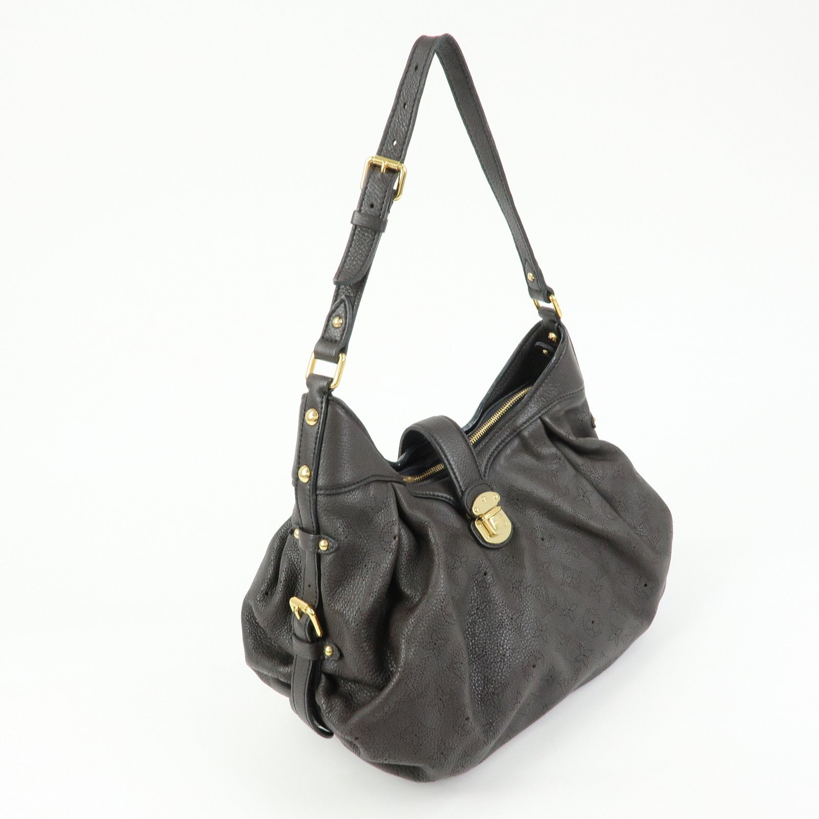 Louis Vuitton Monogram Mahina XS Leather 2Way Bag Chocolat M95972