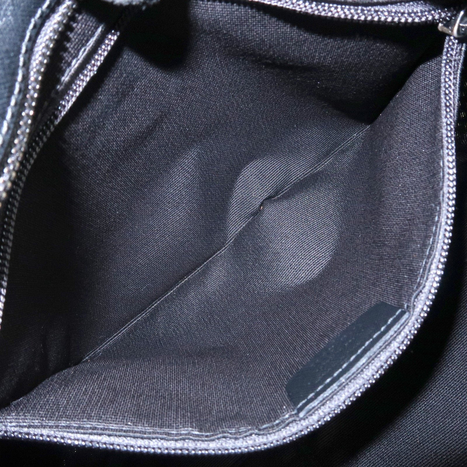 Ferragamo Gancini Leather Shoulder Bag Hand Bag Black EE-21 C660