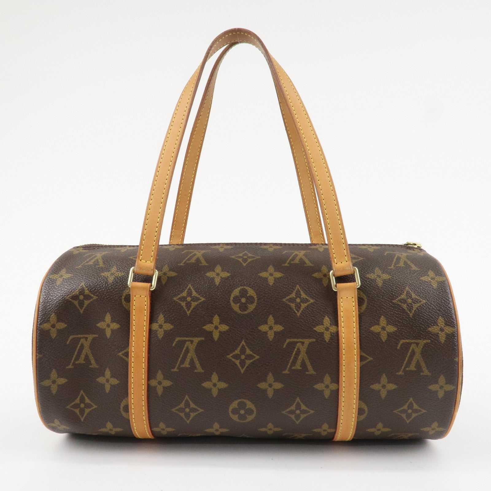 Louis Vuitton Monogram Papillon 30 Hand Bag New Style Brown M51385