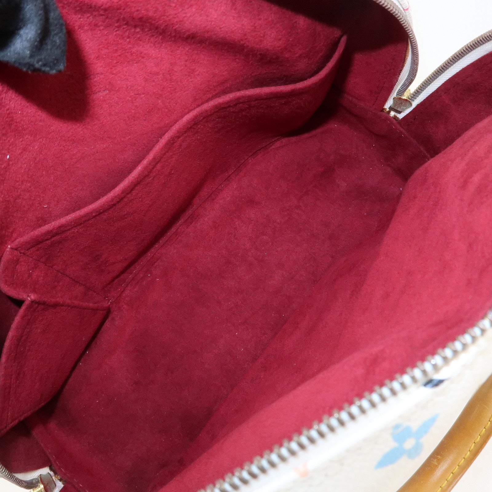 Louis Vuitton Monogram Multicolor Trouville Hand Bag Blanc M92663