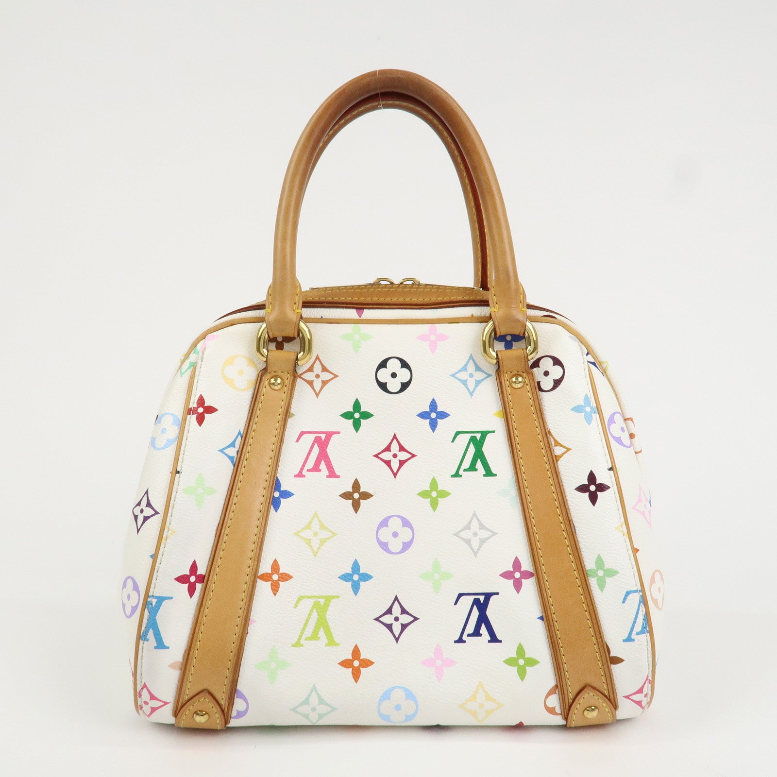 Louis Vuitton Monogram Multicolor Priscilla Hand Bag Blanc M40096