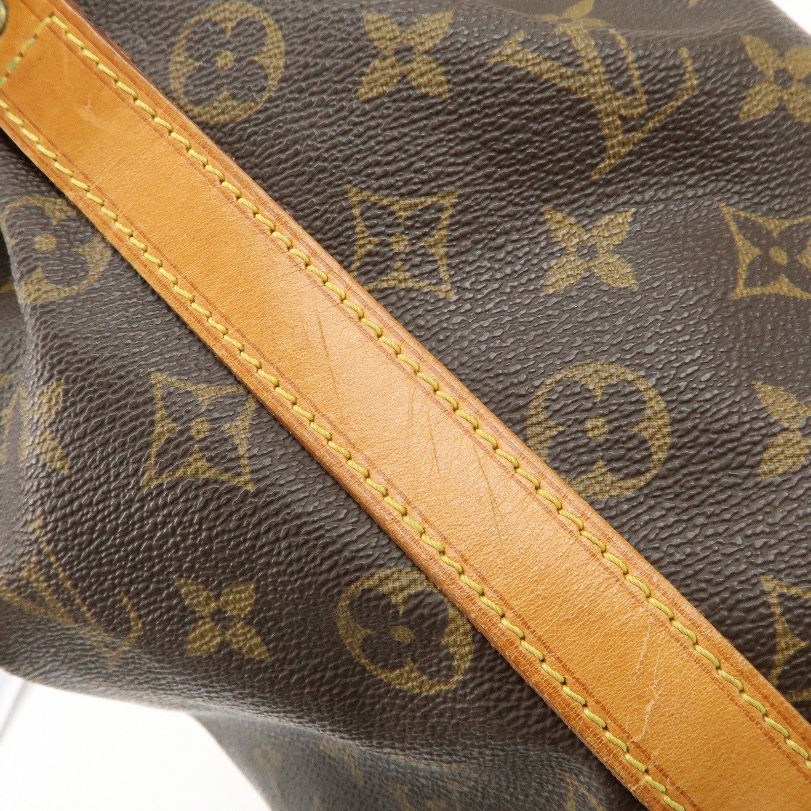 Louis Vuitton Monogram Canvas Petit Noe Shoulder Bag Brown M42226