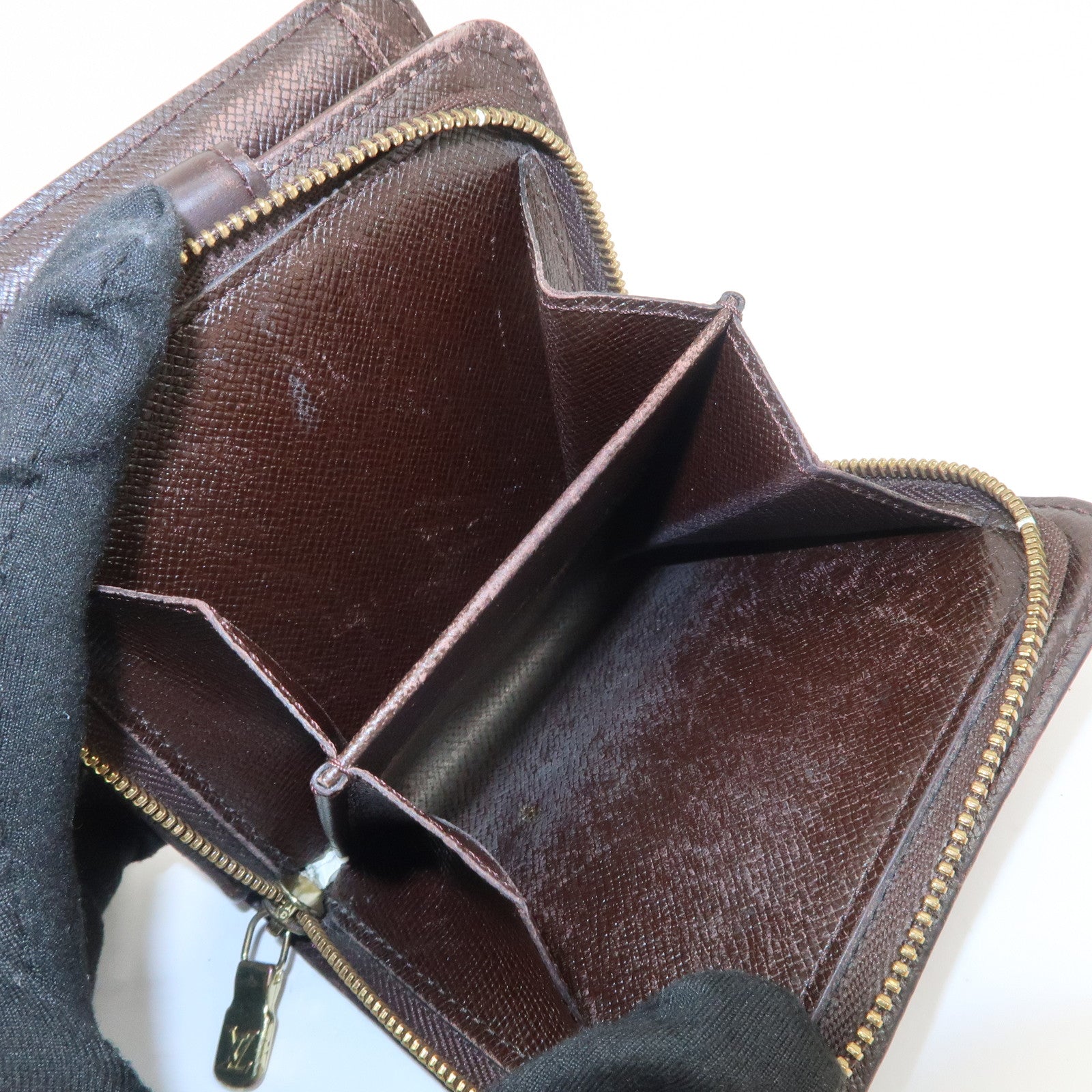 Louis Vuitton Damier Compact Zippy Bi-fold Small Wallet N61668