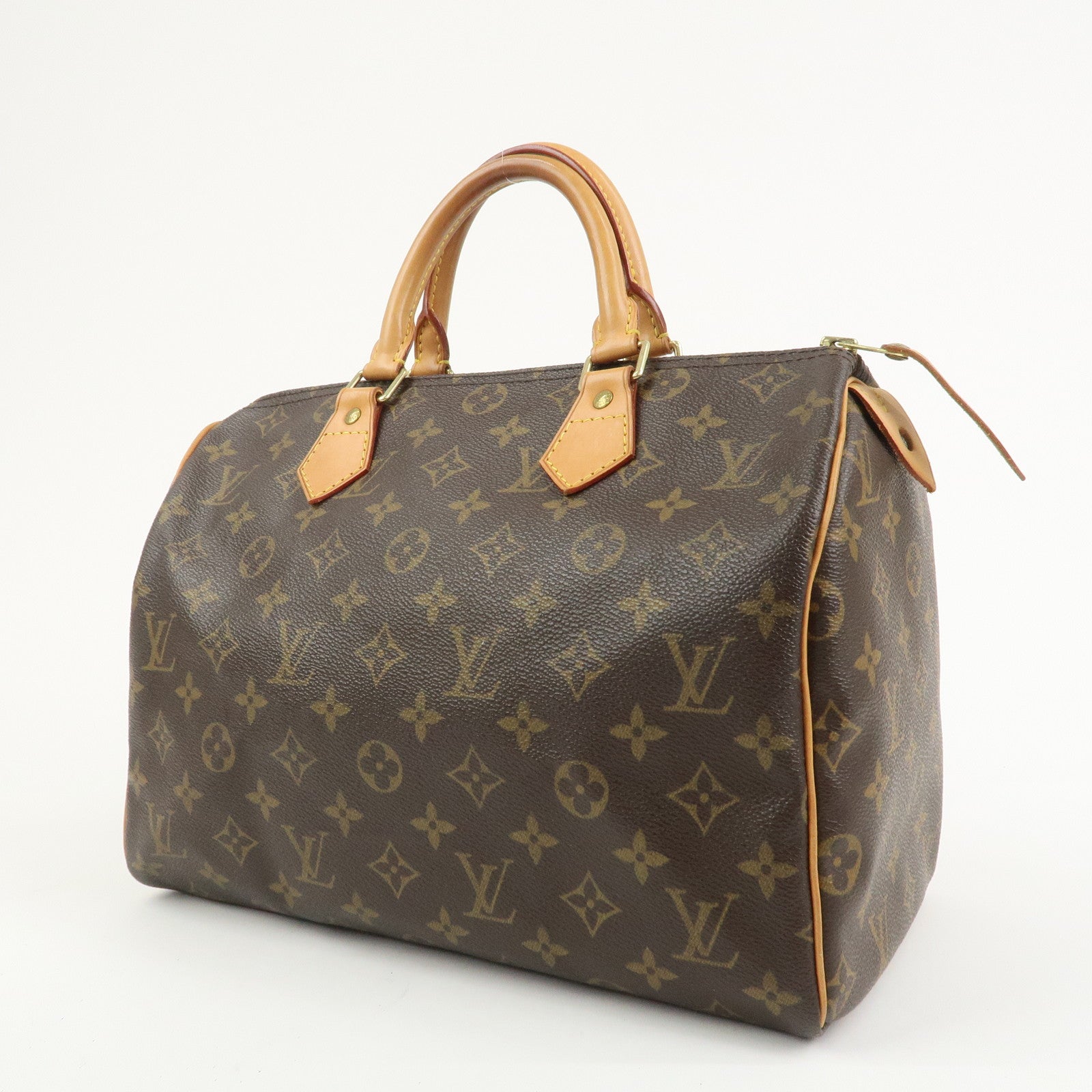 Louis Vuitton Monogram Speedy 30 Boston Bag Hand Bag Brown M41526