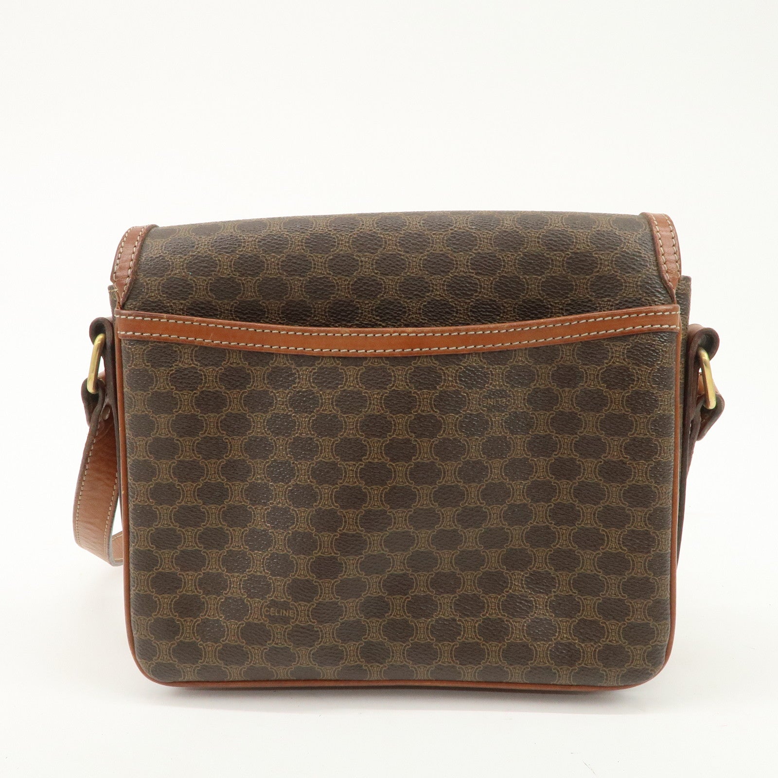 CELINE Macadam PVC Leather Shoulder Bag Crossbody Bag