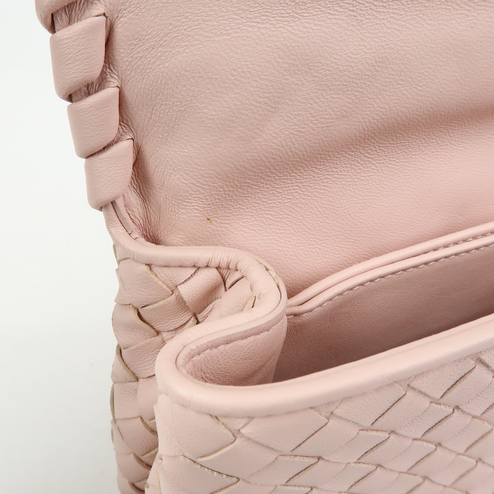 BOTTEGA VENETA Intrecciato Leather Chain Shoulder Bag BO5179432F
