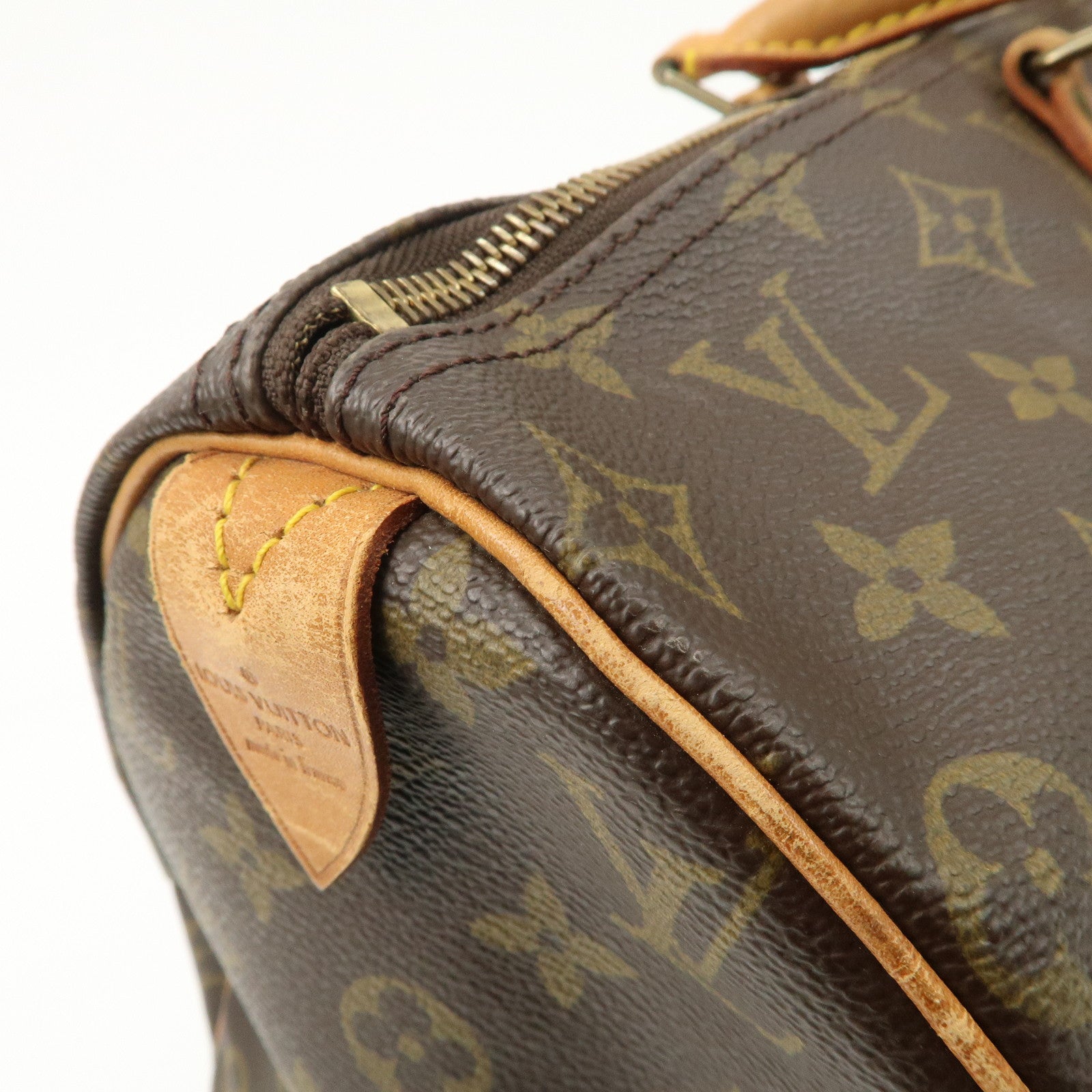 Louis Vuitton Monogram Speedy 40 Hand Bag Boston Bag M41522 Used