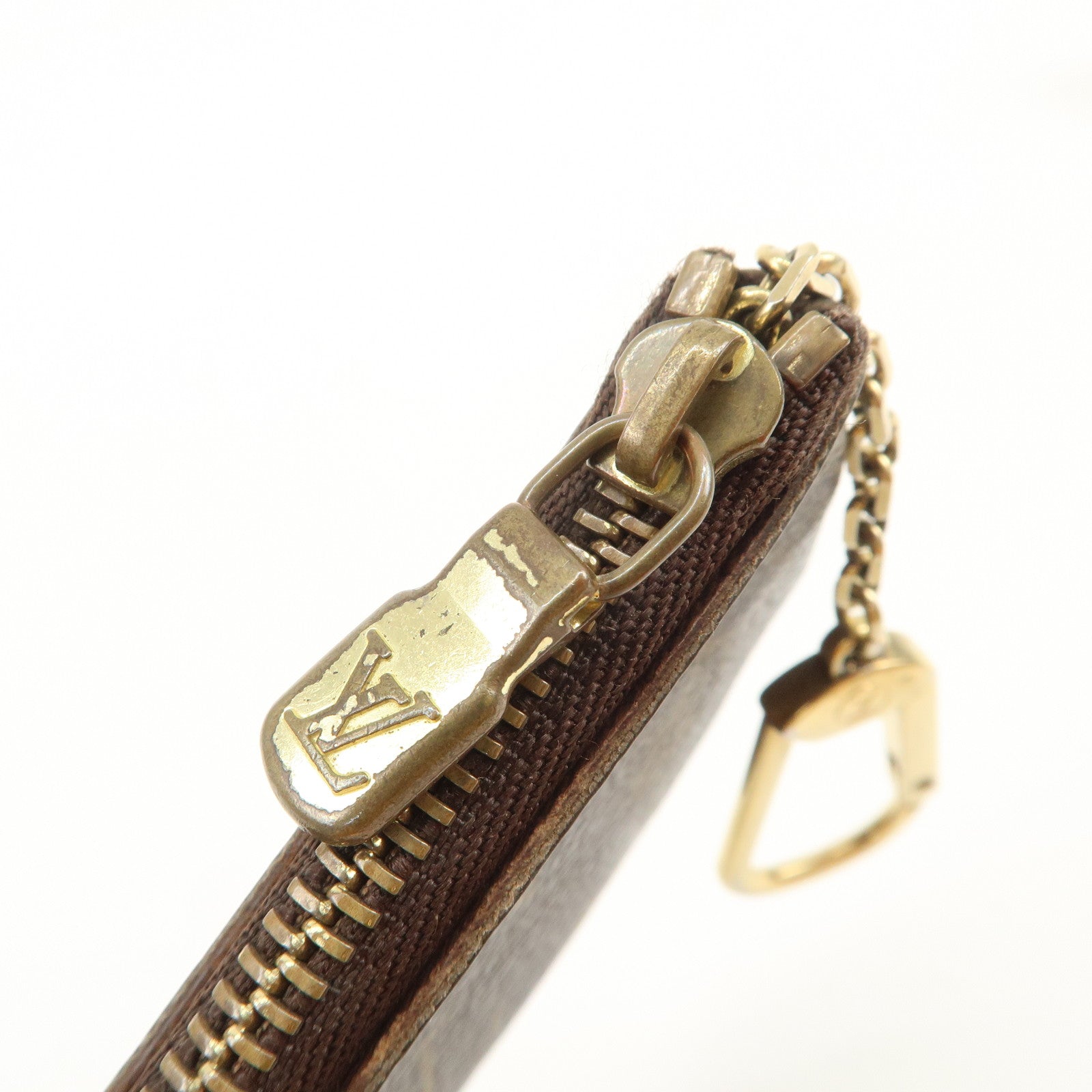Louis Vuitton Monogram Pochette Cles Coin Case Key Case M62650
