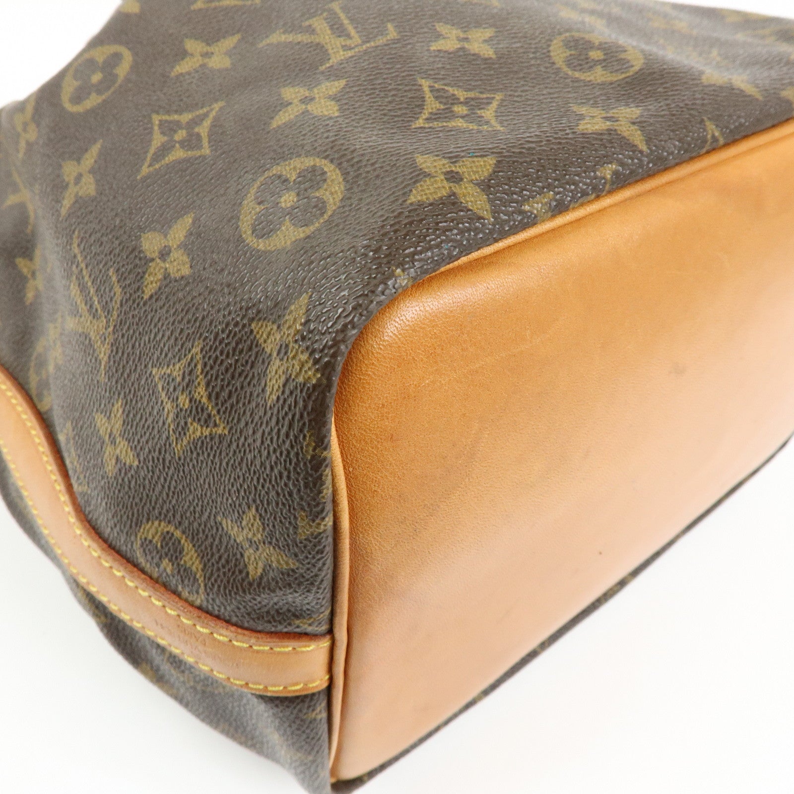 Louis Vuitton Monogram Petit Noe Shoulder Bag Brown M42226