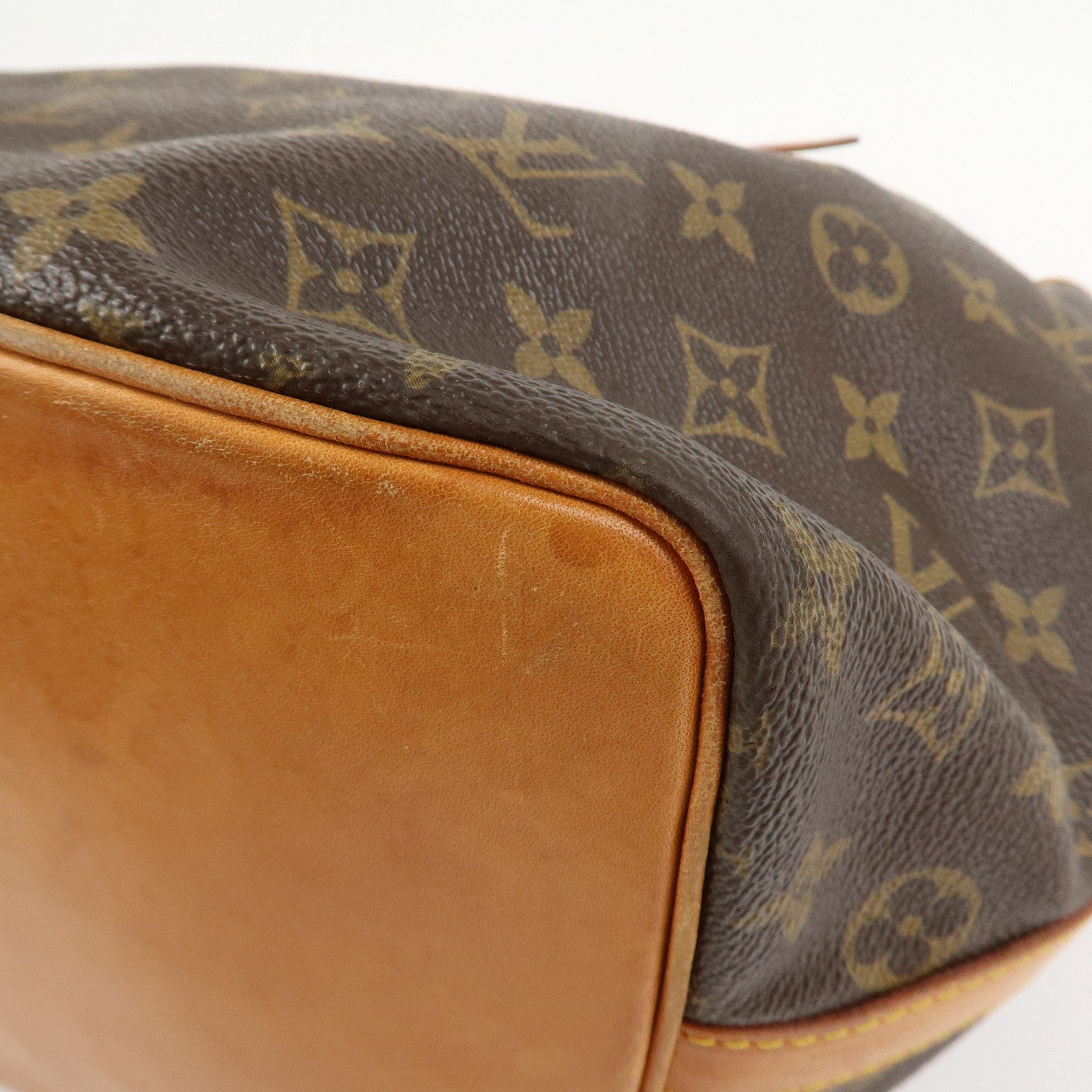 Louis Vuitton Monogram Petit Noe Shoulder Bag Brown M42226