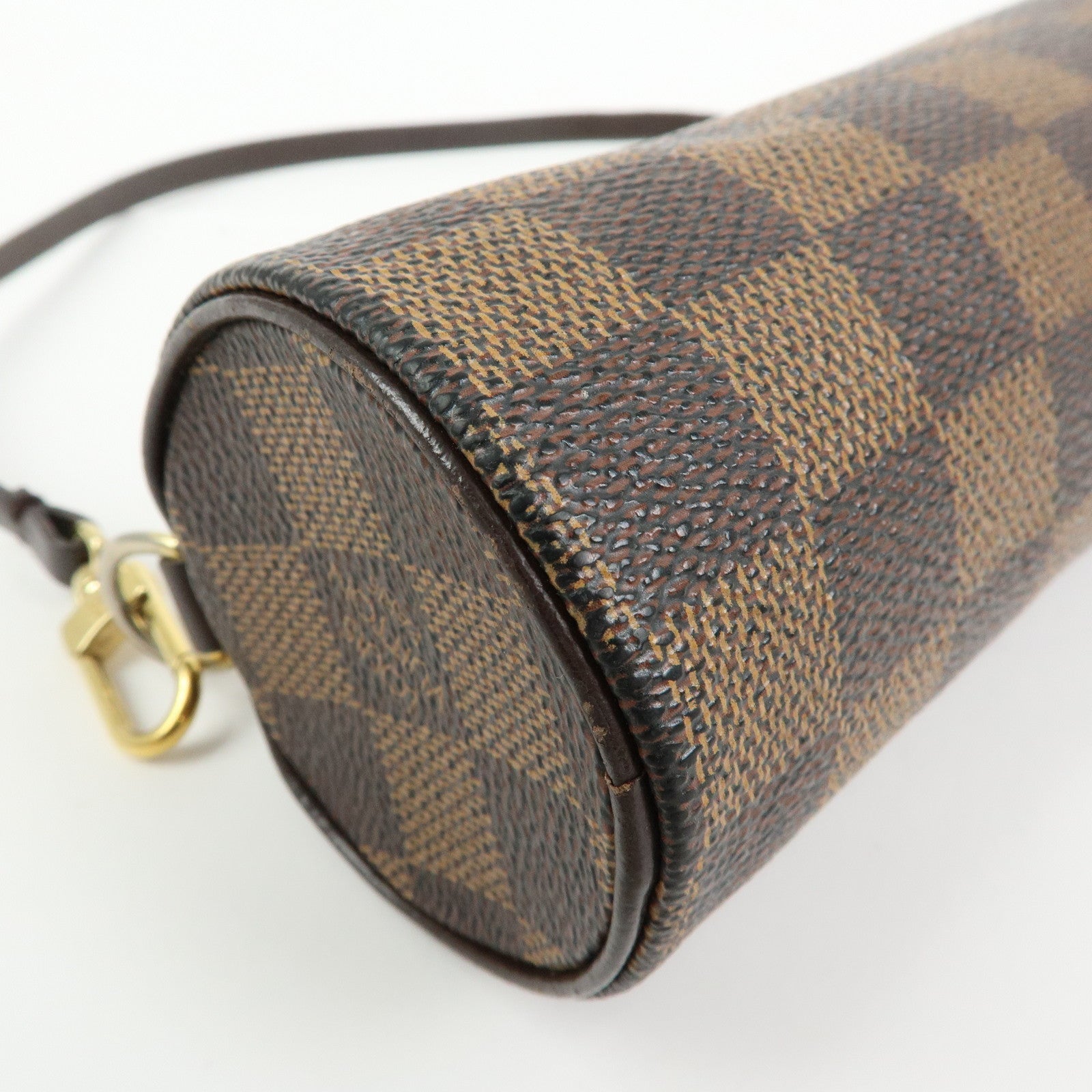 Louis Vuitton Damier Ebene Mini Pouch for Papillon Bag Brown