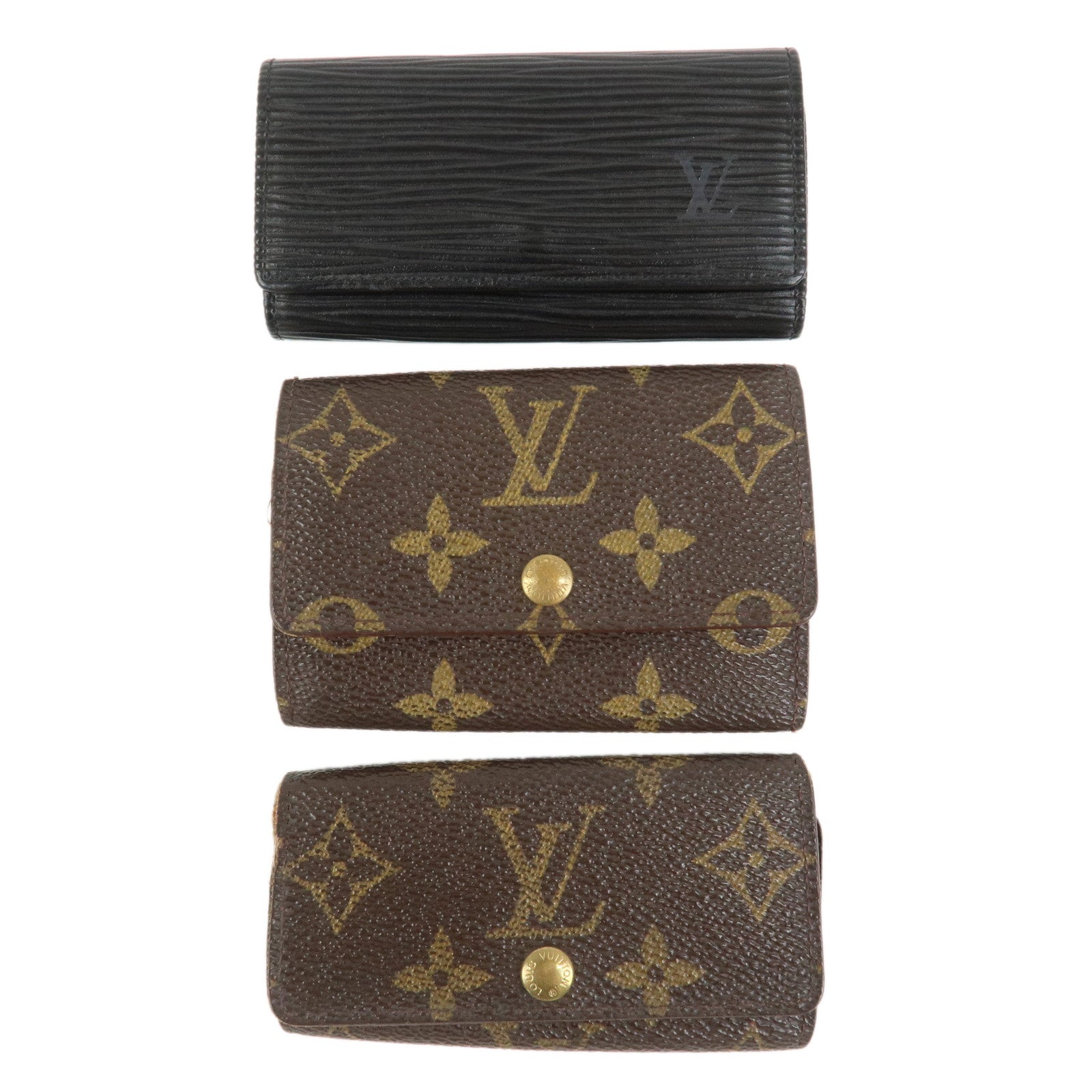 Louis Vuitton Monogram Vernis Set of 2 KeyCase M62631/M63822/M60701