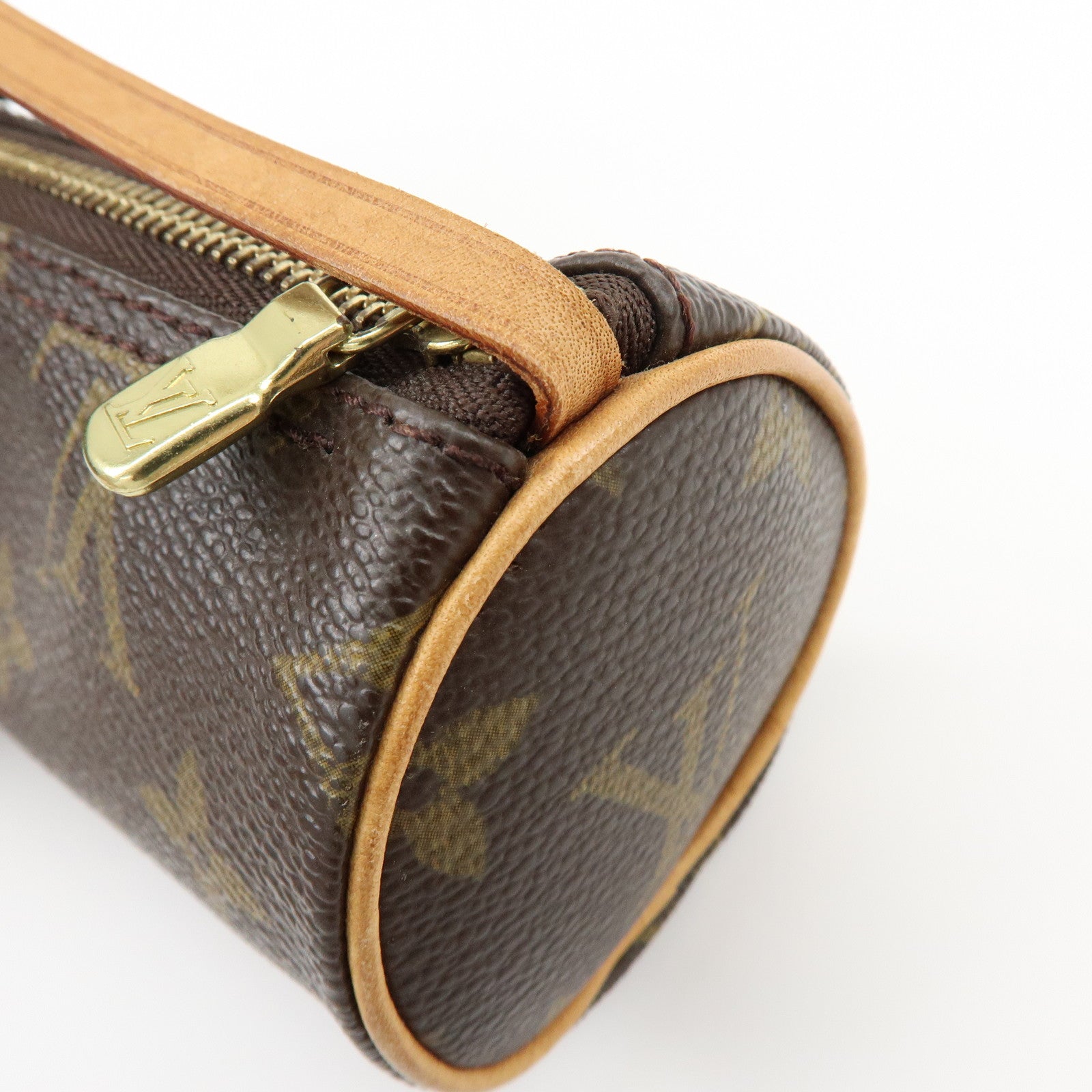 Louis Vuitton Monogram Mini Pouch for Papillon Bag Brown
