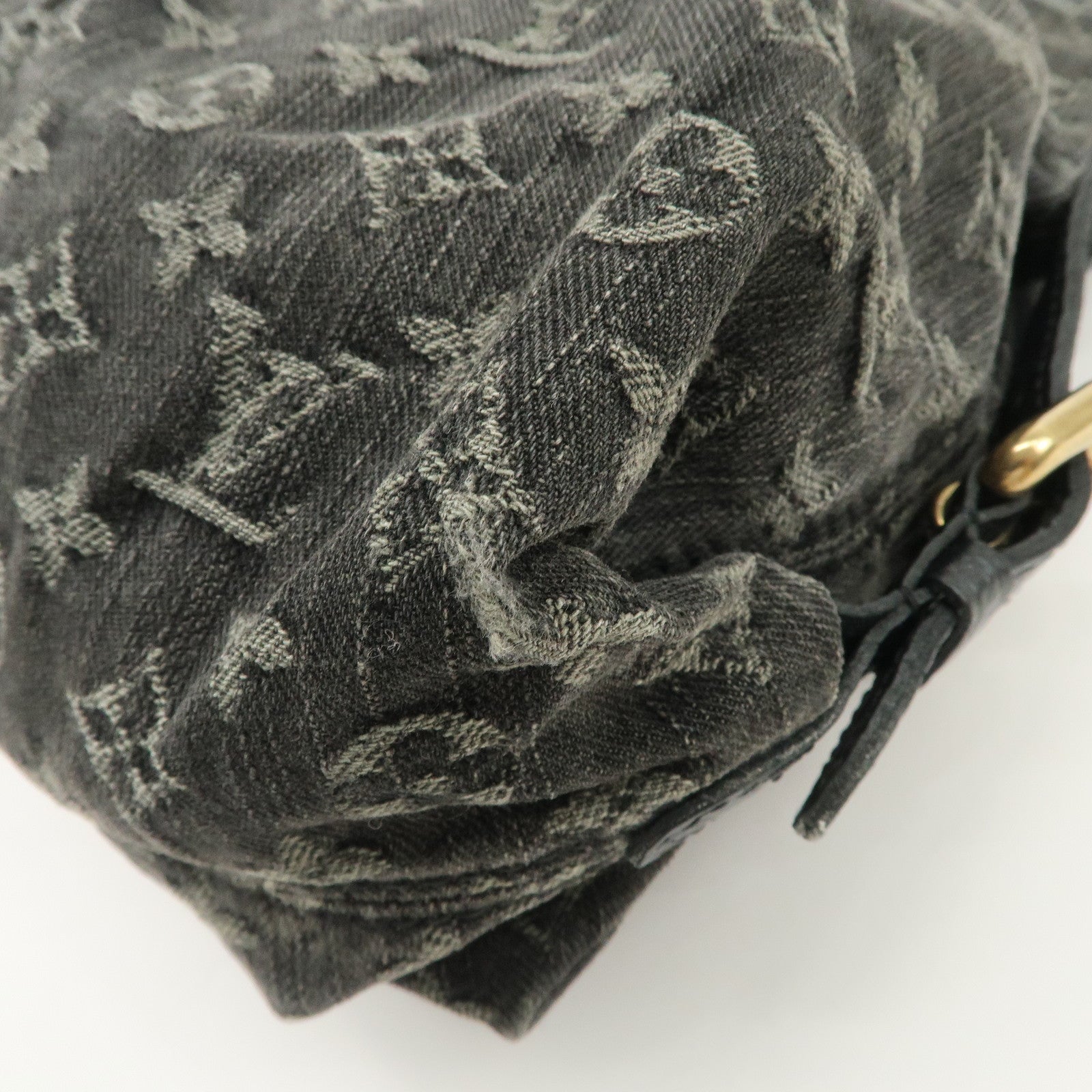 Louis Vuitton Monogram Denim Neo Cabby MM 2Way Bag Noir M95351