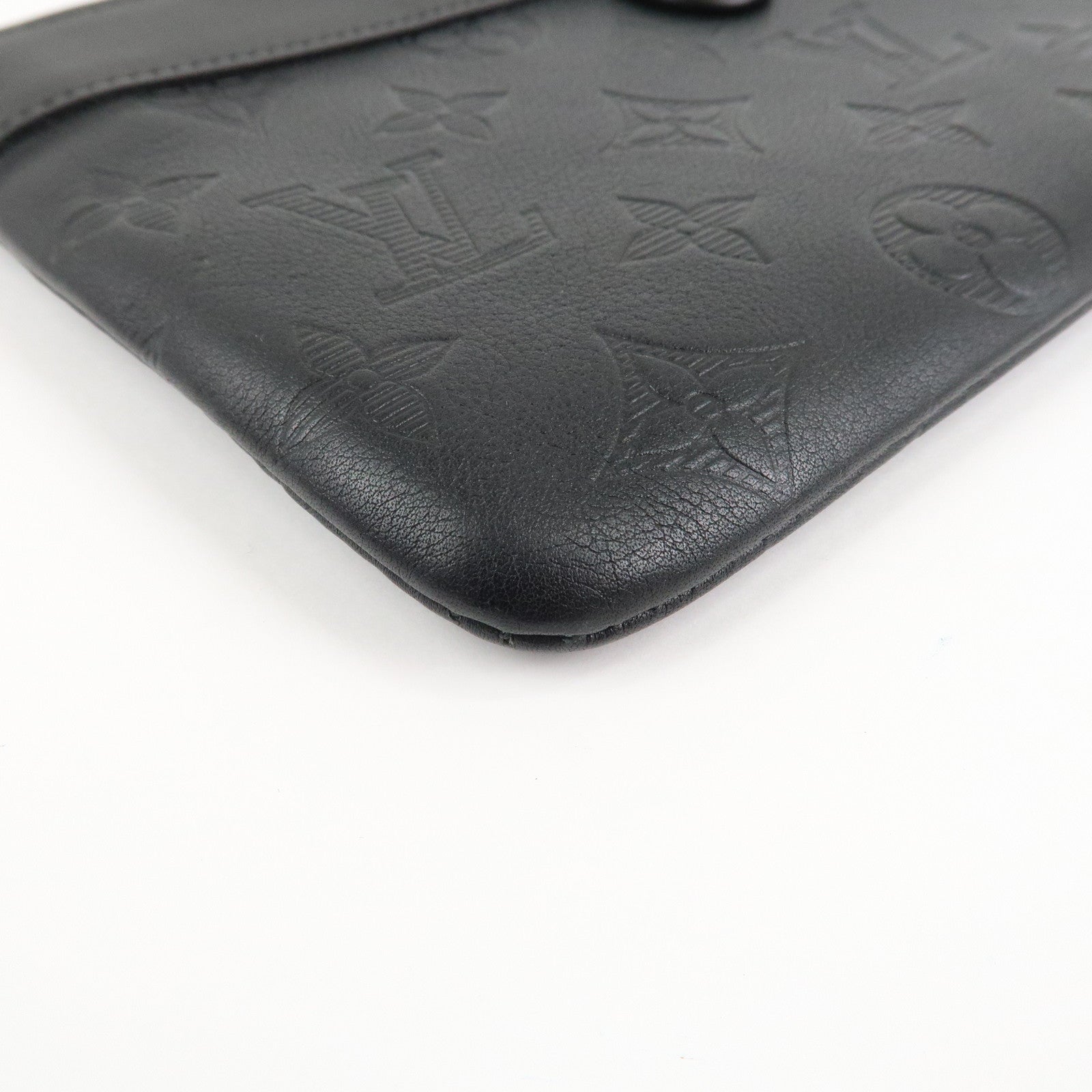 Louis Vuitton Monogram Shadow Pochette Discovery PM Black M44335 Used