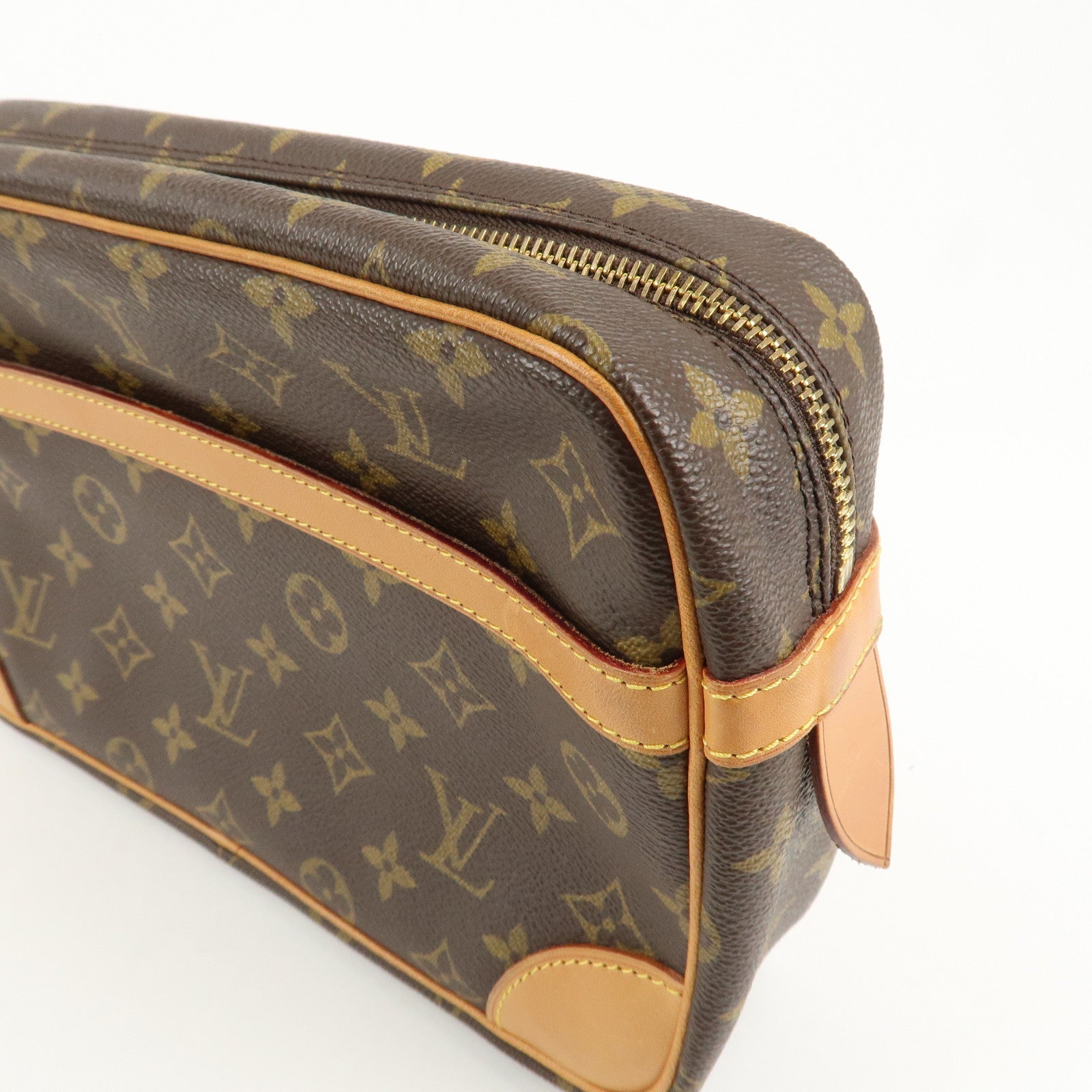 Louis Vuitton Monogram Compiegne 28 Pouch Clutch Bag M51845 Used